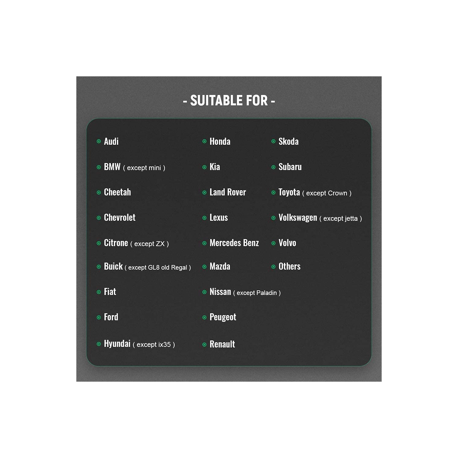 Couvre-volant universel en microfibre, convient aux housses de volant de voiture de 14 1⁄2-15 po, respirant, antidérapant et inodore