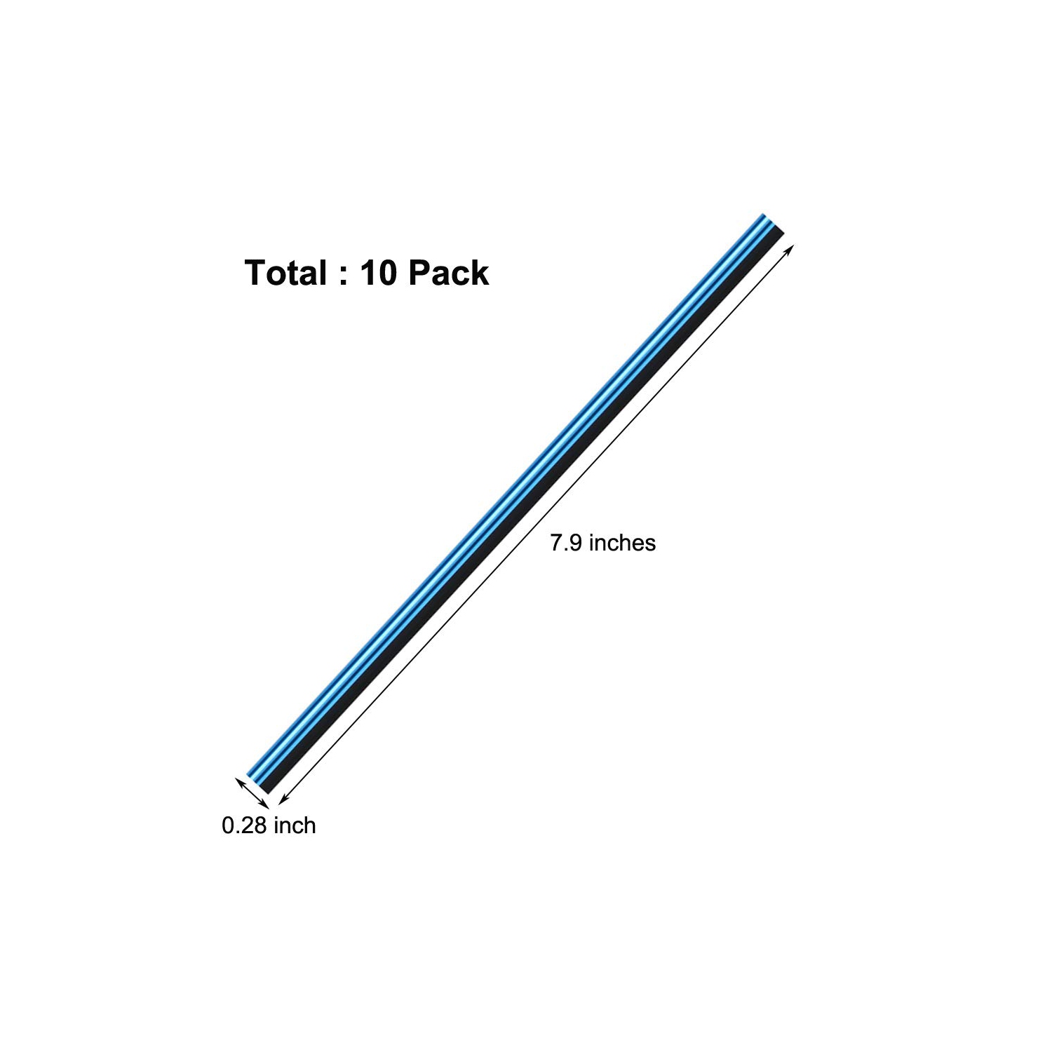 Climatiseur d'auto en PVC, 10 pièces, bande décorative à installer soi-même, bande de garniture en U, bandes décoratives pour voiture, accessoires