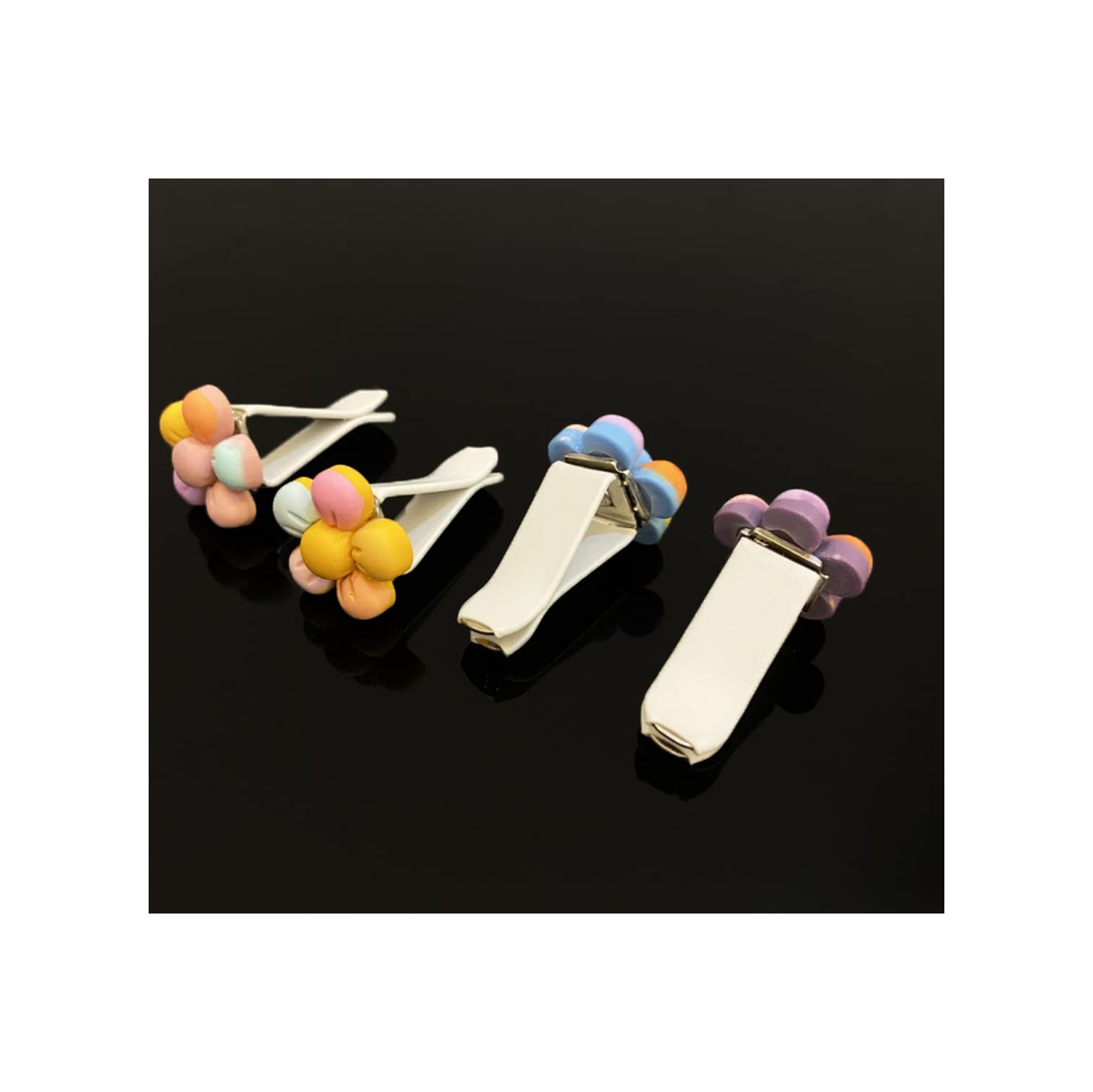 3 PCS Cute Car Air Vent Clips Charm, Automotive Interior Accessories,Pipishoop Cute Flowers Car Air Conditioner Decor, Car Trim Colorful Car Charm