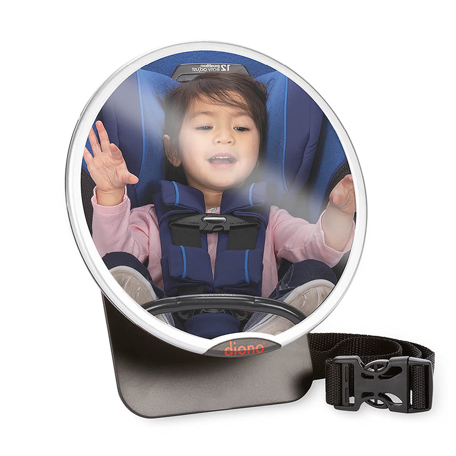 Easy View Baby Car Mirror, Safety Car Seat Mirror for Rear facing Infant, Fully Adjustable With 360 Rotation, Wide Crystal Clear View, Shatterproof,