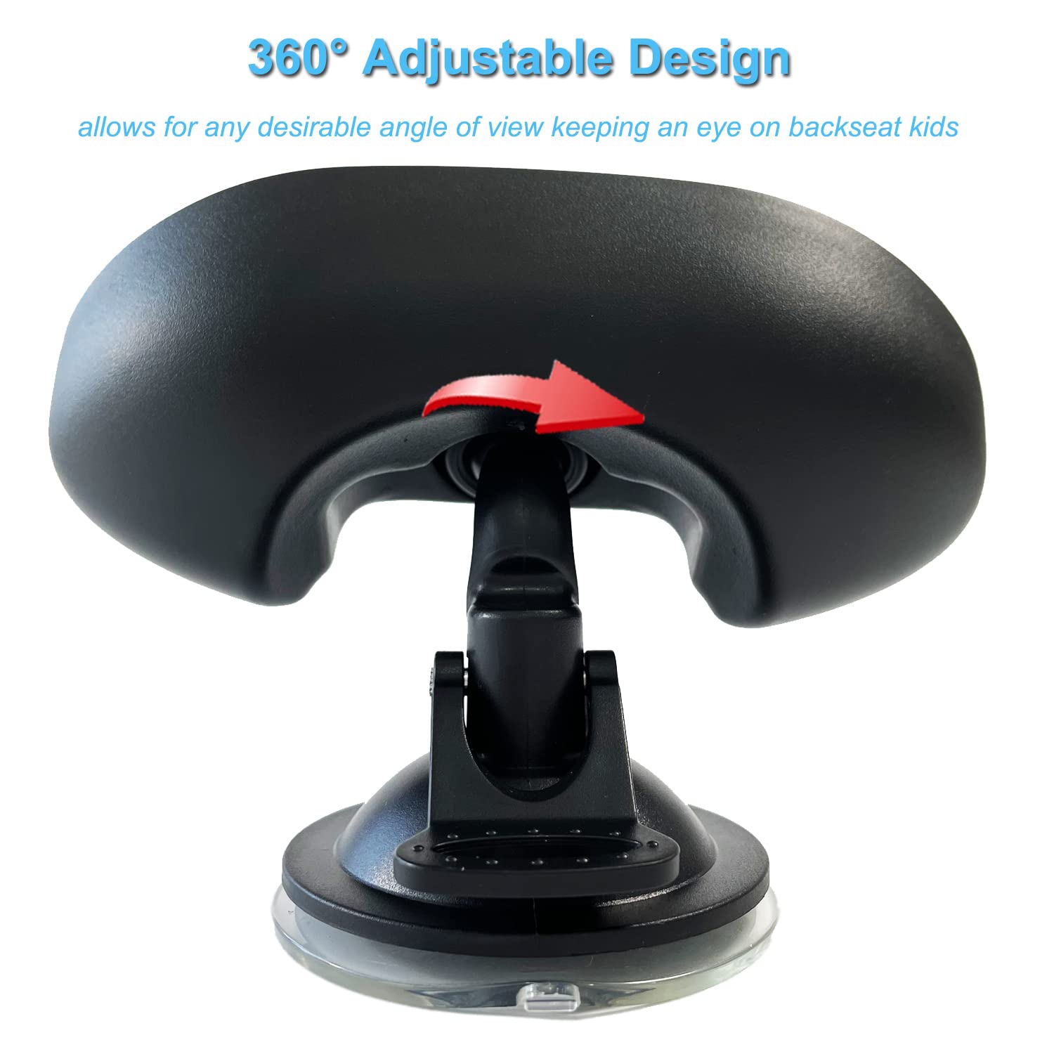 Baby Car Mirror, Rear View Mirror for Baby on Car Back Seat, Shatterproof Adjustable Car Baby Rearview Mirror to See Rear Kids, Babies, Infants and