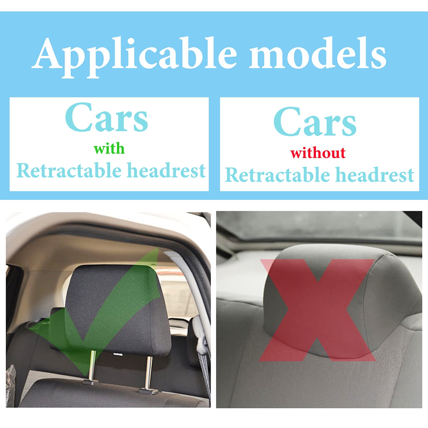 Rétroviseur de voiture de bébé, rétroviseur de siège d'auto pour orientation arrière avec vue large, incassable, entièrement assemblé, testé en