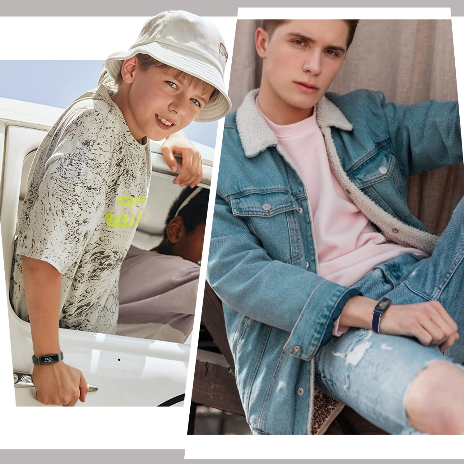 Nylon Sport Loop Band Compatible with Fitbit Inspire 3/Inspire 2/Inspire HR/Inspire/Fitbit Ace 3/Ace 2 for Women Men Kids, Soft Nylon Strap