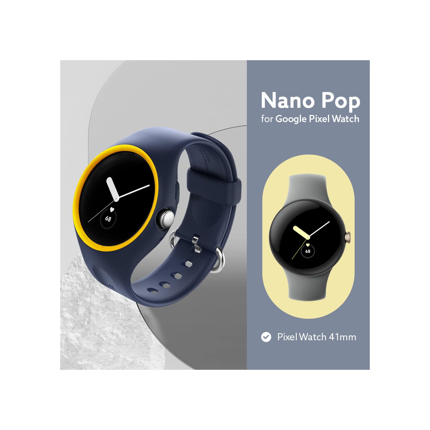 Nano Pop Silicone Case Designed for Google Pixel Watch Case