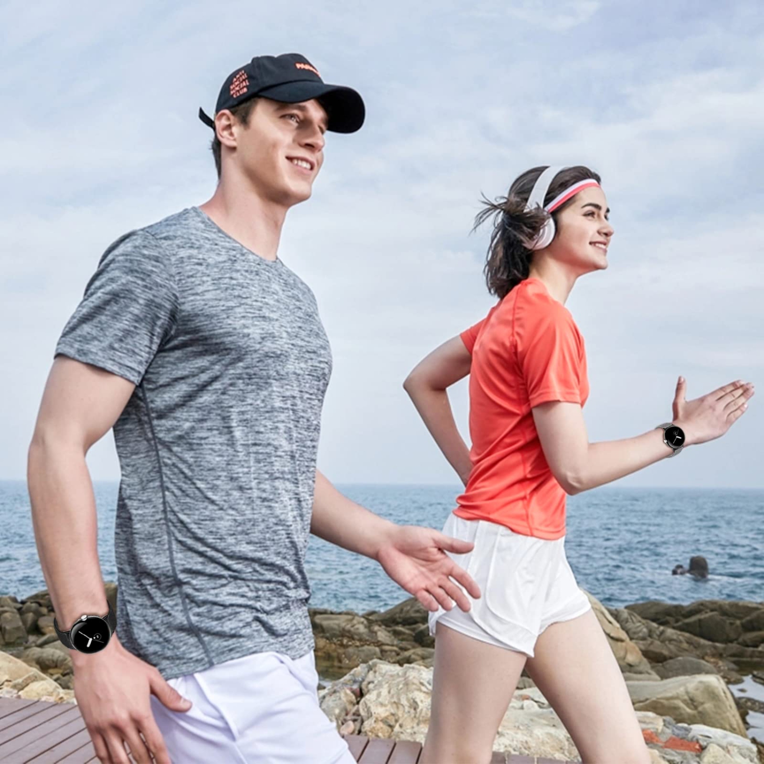 3 Pack Stretch Nylon Band Compatible with Pixel Watch Band, Soft Braided Elastic Wristbands for Google Pixel Watch Band, Adjustable Breathable Sport