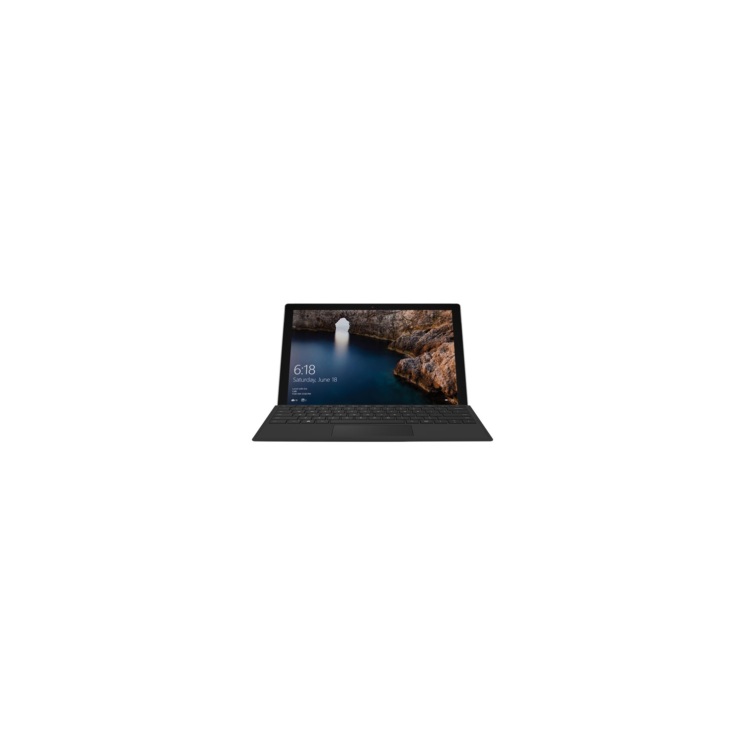 Refurbished (Good) - Microsoft Surface Pro 4 12.3" 128GB Windows 10 Tablet & Keyboard with Intel Core i5-6300U - Black
