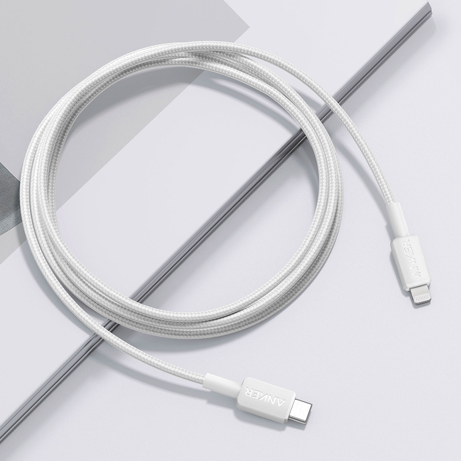 Anker 1.8m USB-C to Lightning Charge Cable (A81B6H21-5) - White