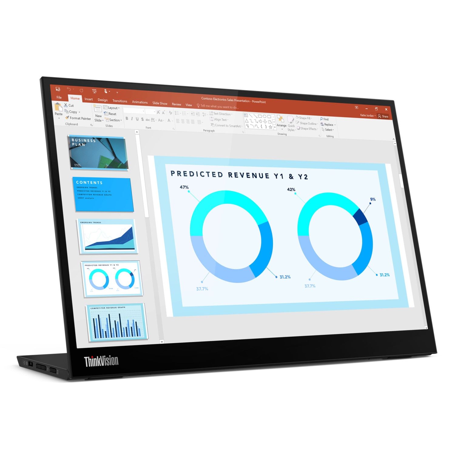 Lenovo ThinkVision 14 inch Portable Monitor - M14d