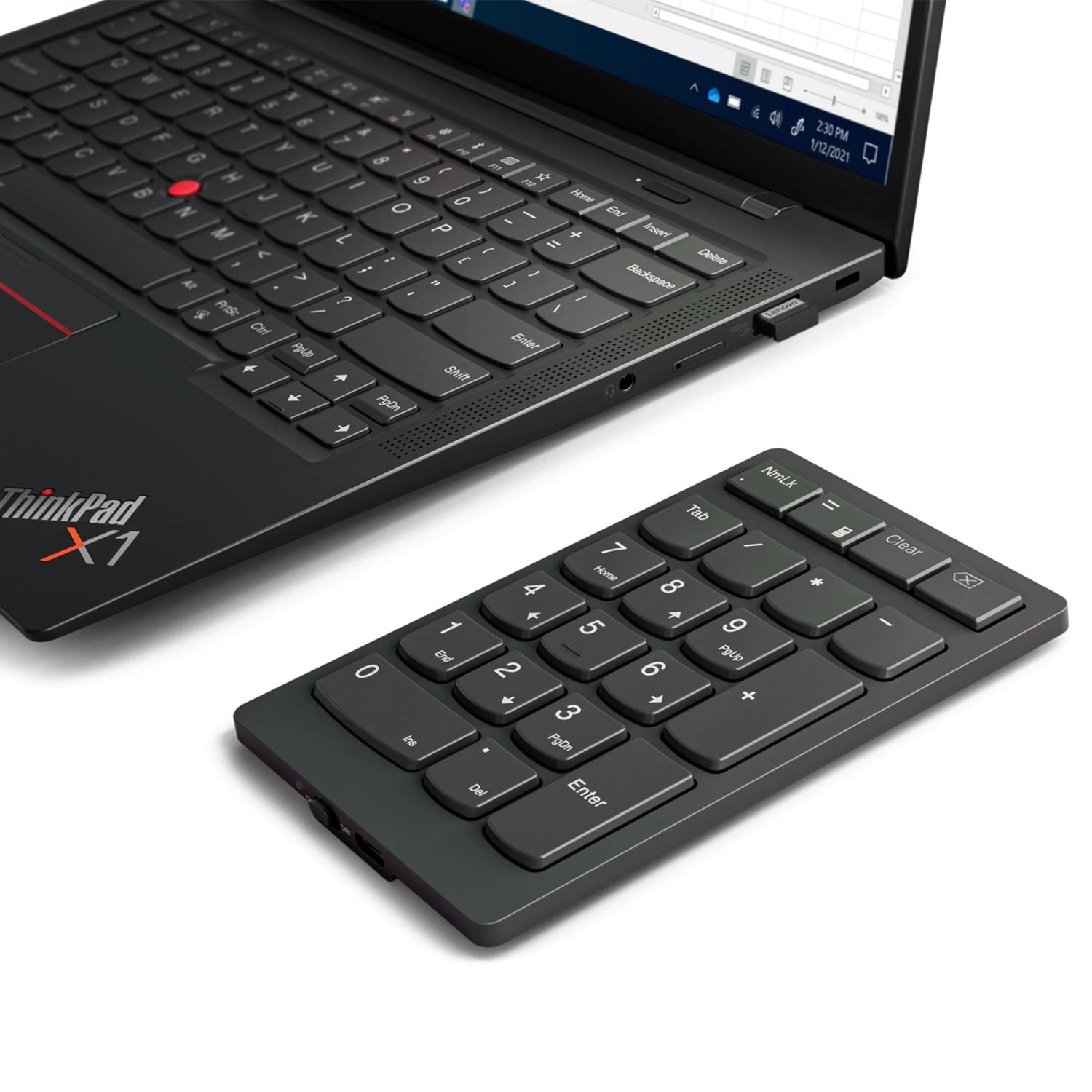 Lenovo Wireless Keypad - Grey