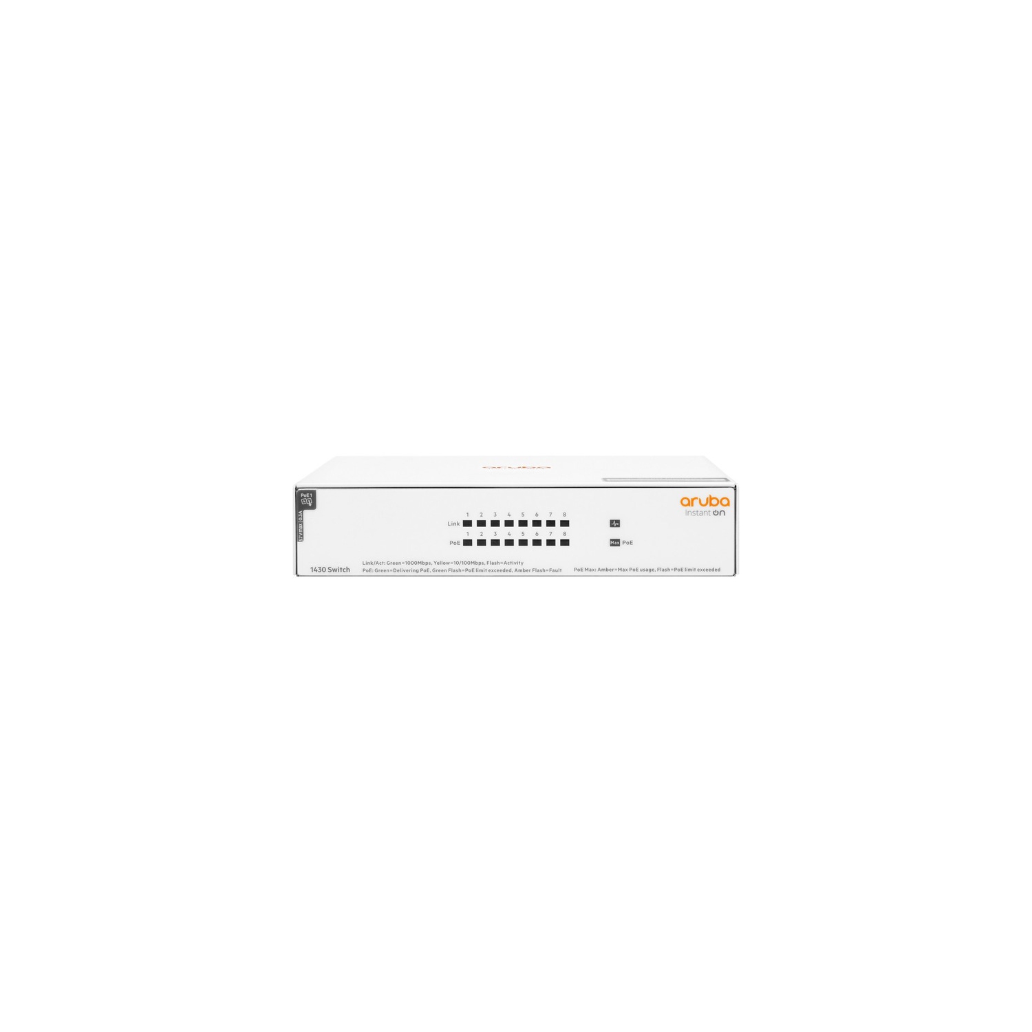 Aruba Instant On 1430 8G Class4 PoE 64W Switch