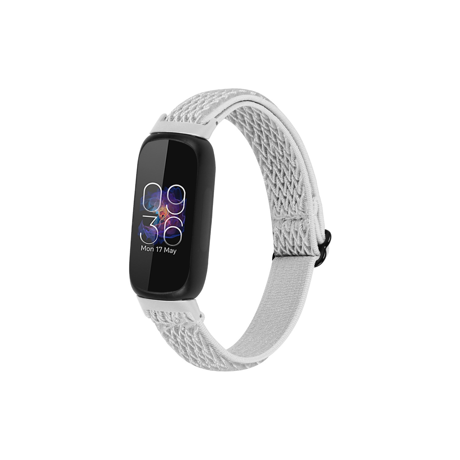 Bracelet extensible Comfort de StrapsCo pour Inspire 3 de Fitbit - Blanc