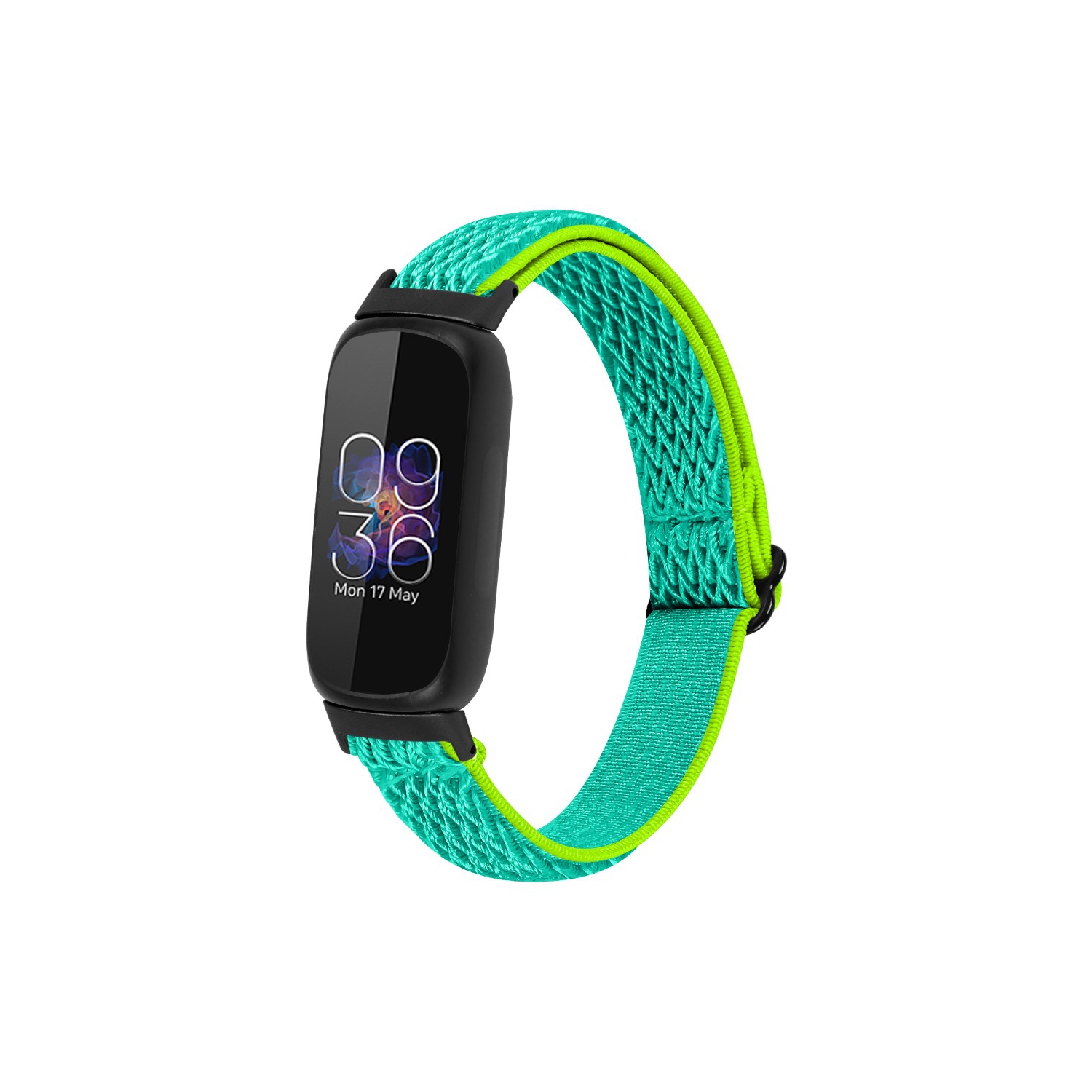 StrapsCo Comfort Stretch Watch Band Strap For Fitbit Inspire 3 - Mint & Lime
