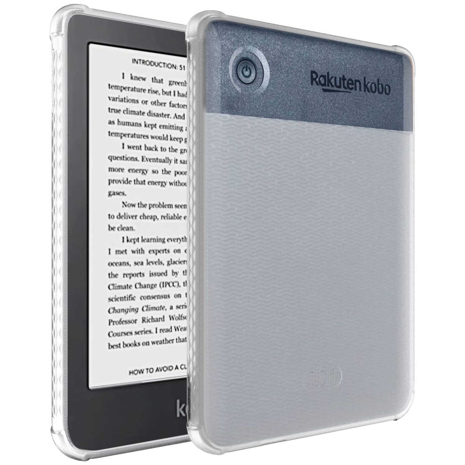 TUDIA SKN for Kobo Clara 2E Case Cover, Shockproof Lightweight