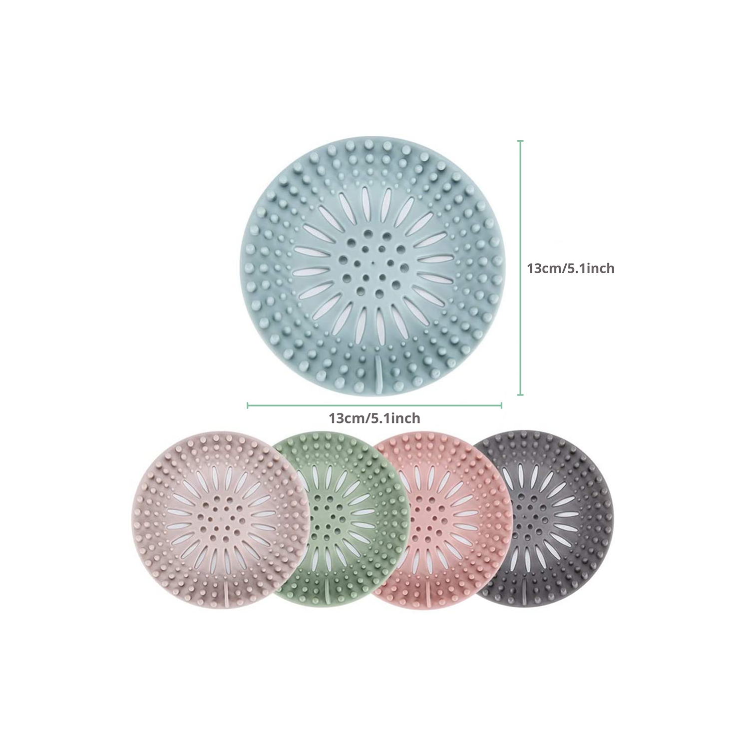 Couvercle de collecteur de douche/tamis de baignoire/couvercle de bouchon de bain pour baignoire de salle de bain et évier de cuisine