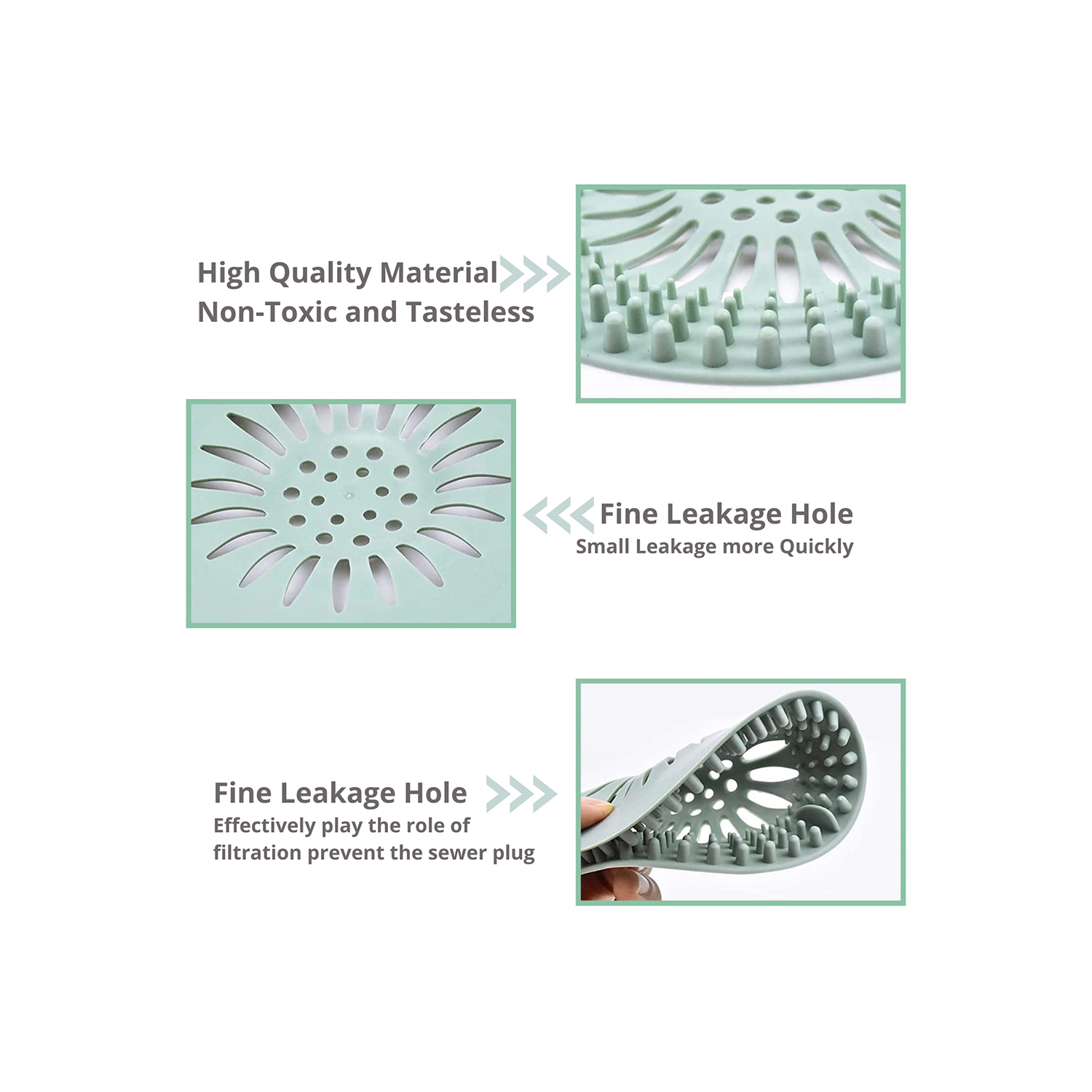 Couvercle de collecteur de douche/tamis de baignoire/couvercle de bouchon de bain pour baignoire de salle de bain et évier de cuisine