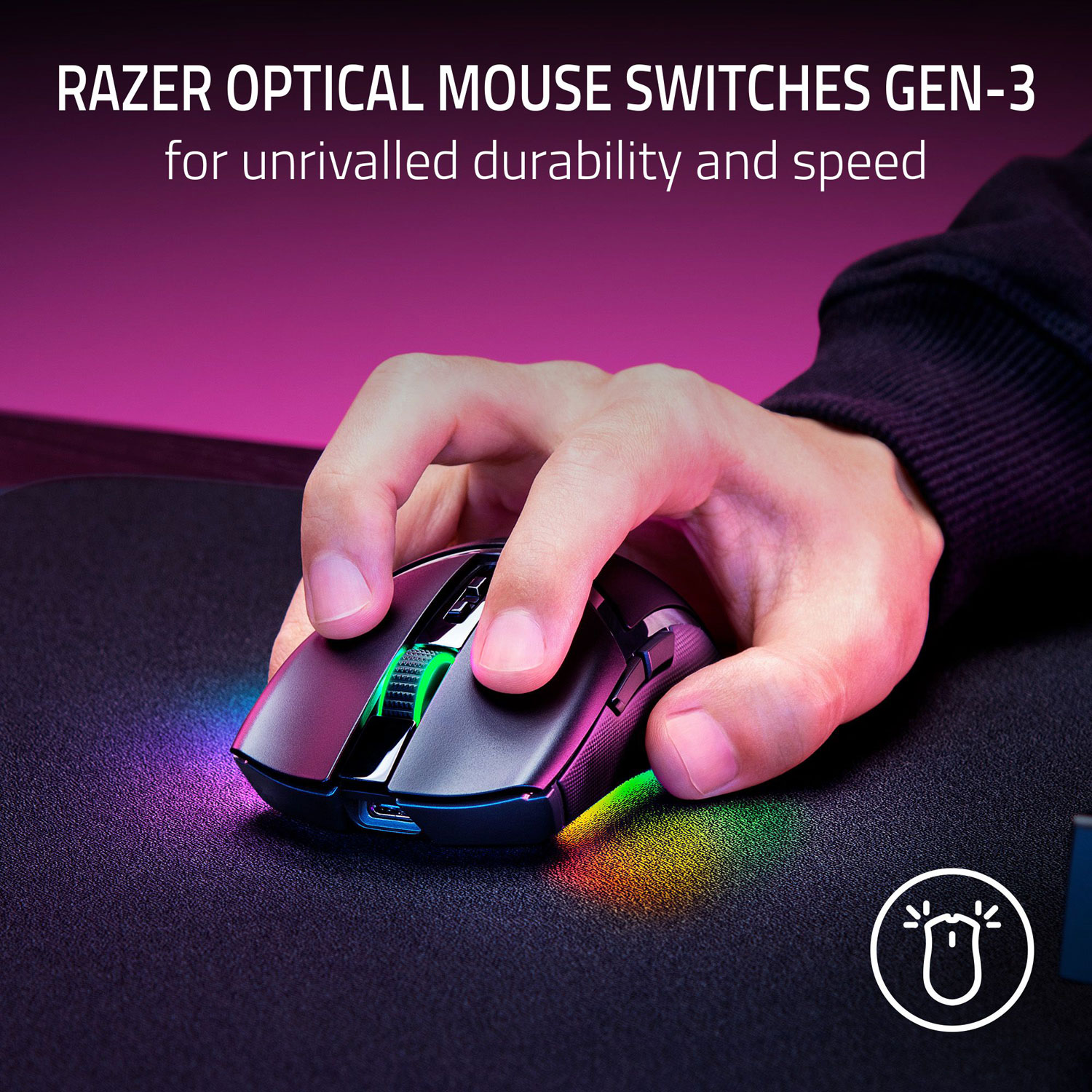 Razer Cobra Pro Wireless Optical Gaming Mouse - Black