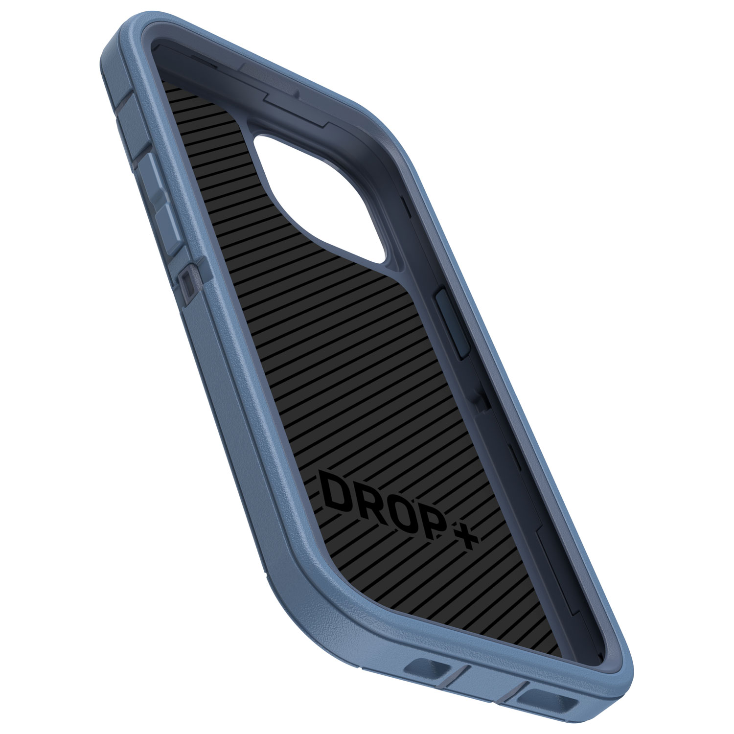 Étui rigide ajusté Defender d'OtterBox pour iPhone 15/14/13 - Bleu