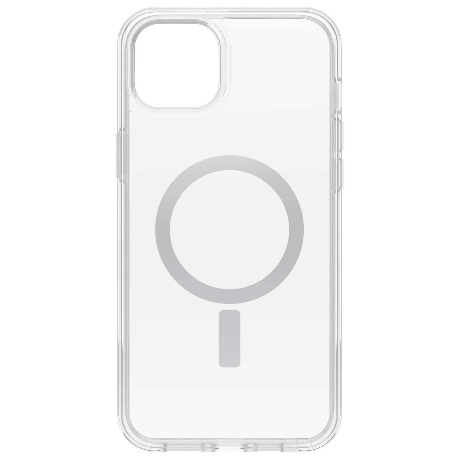 OtterBox Symmetry Fitted Hard Shell Case with MagSafe for iPhone 15 Plus - Clear