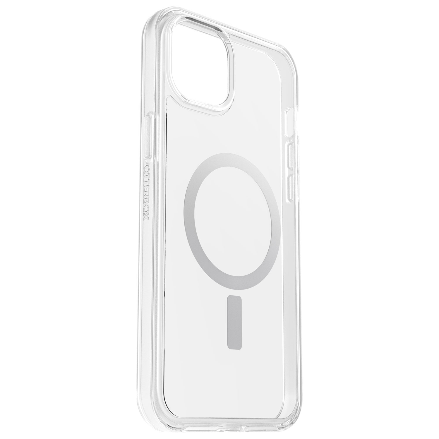 OtterBox Symmetry Fitted Hard Shell Case with MagSafe for iPhone 15 Plus - Clear