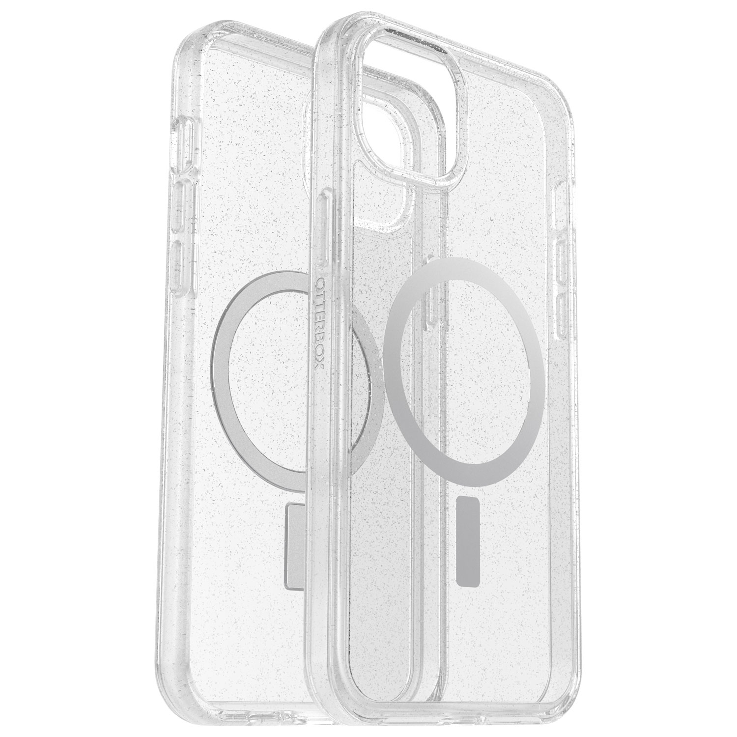 Étui rigide ajusté Symmetry d'OtterBox avec MagSafe pour iPhone 15 Plus - Poussière d'étoiles