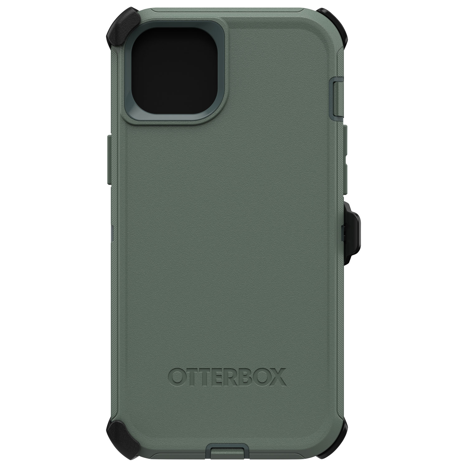Étui rigide ajusté Defender d'OtterBox pour iPhone 15 Plus - Vert