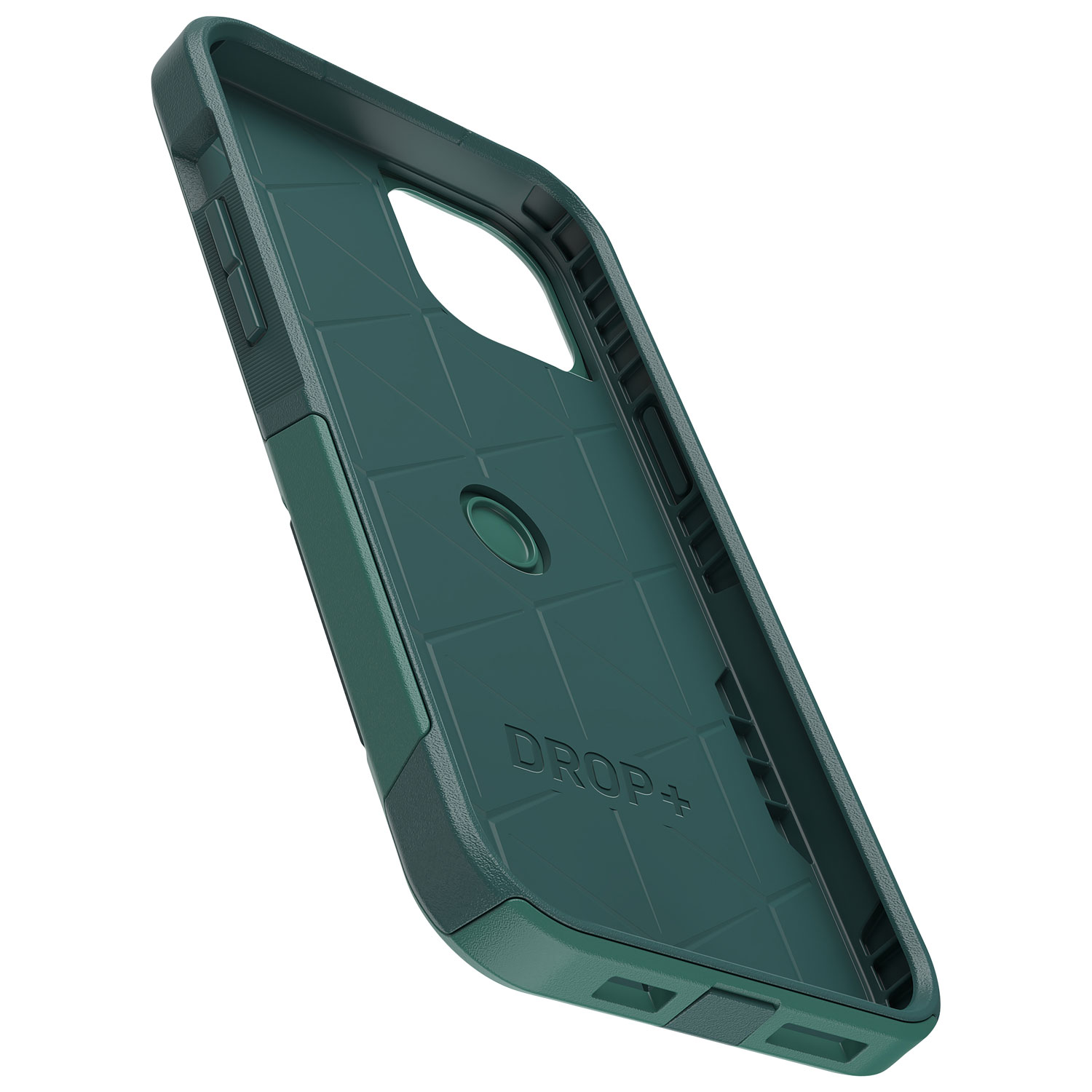 Étui rigide ajusté Commuter d'OtterBox pour iPhone 15 Plus - Vert