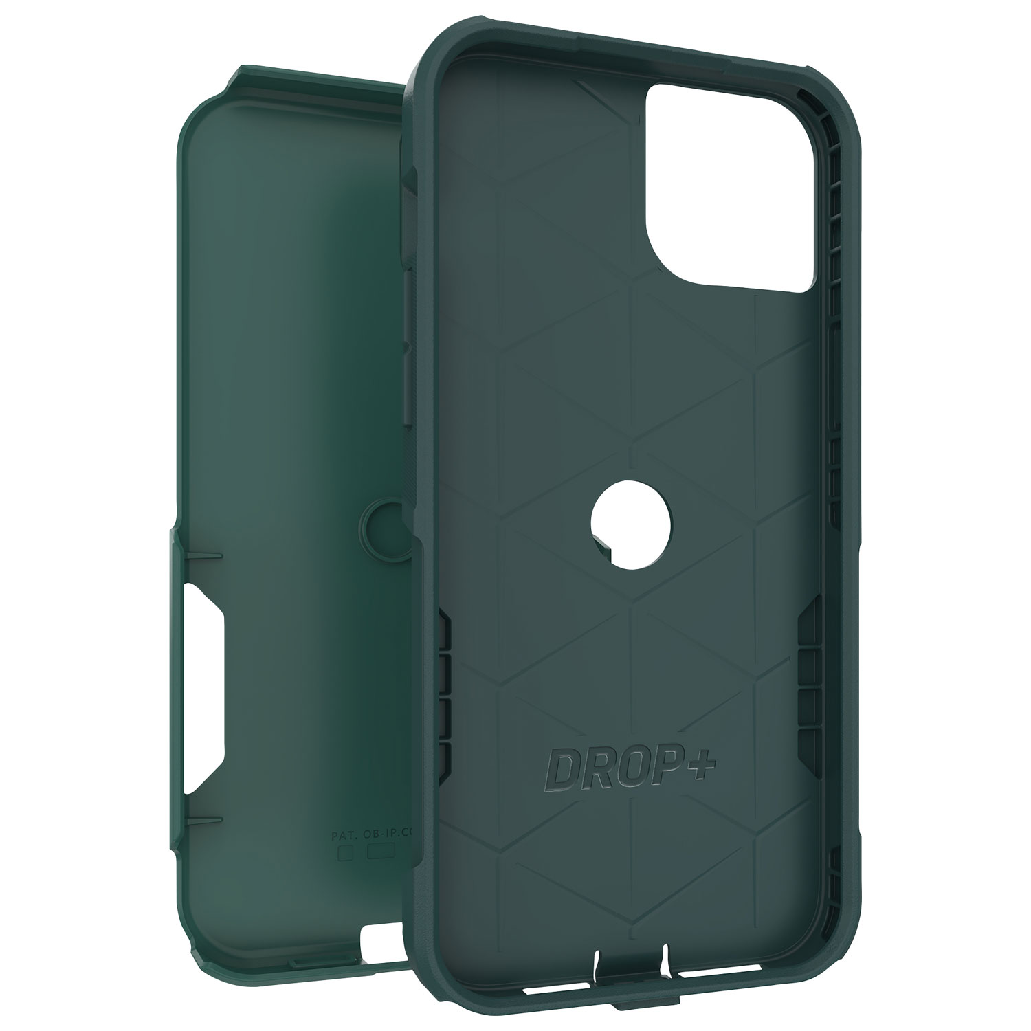 Étui rigide ajusté Commuter d'OtterBox pour iPhone 15 Plus - Vert