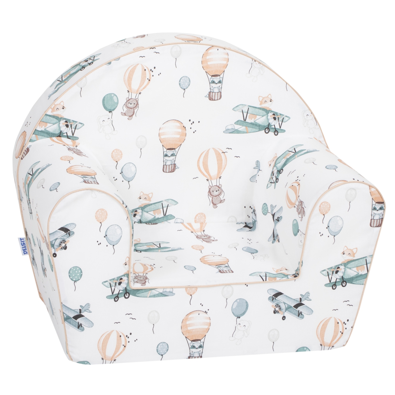 Canapé pour enfants de Delsit – Fauteuil confortable pour enfants, canapé en mousse léger et chaise de lecture avec housse amovible, fabriqué en