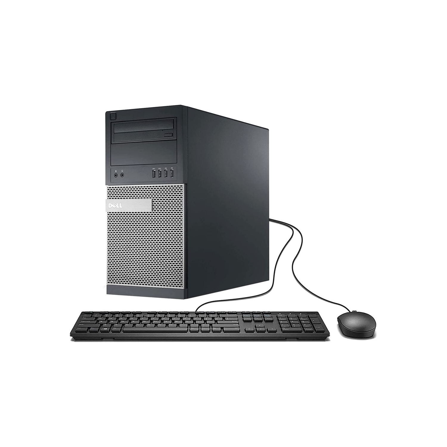 DELL Optiplex 7020 Tower Business Desktop Computer, Intel Core i7-4770 3.4GHz, 32GB Ram, 1TB + 240GB SSD, DVDRW, WiFi, Windows 10 Pro 64 Bit - Refurbished Excellent