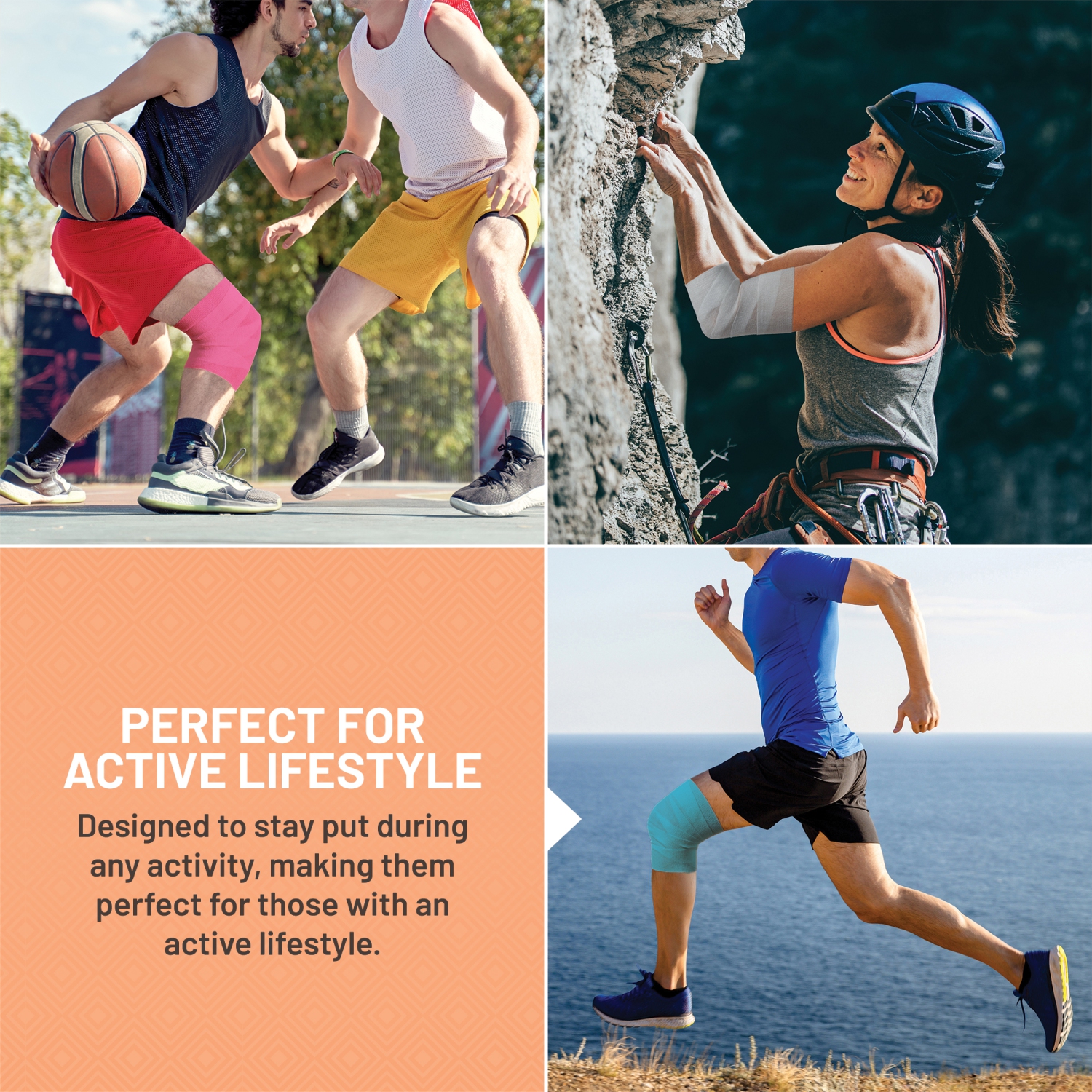 6 Pack, Self Adherent Cohesive Tape - 2” x 5 Yards, Self Adhesive Bandage Rolls & Sports Athletic Wrap for Ankle, Wrist, Knee Sprains and Swelling,