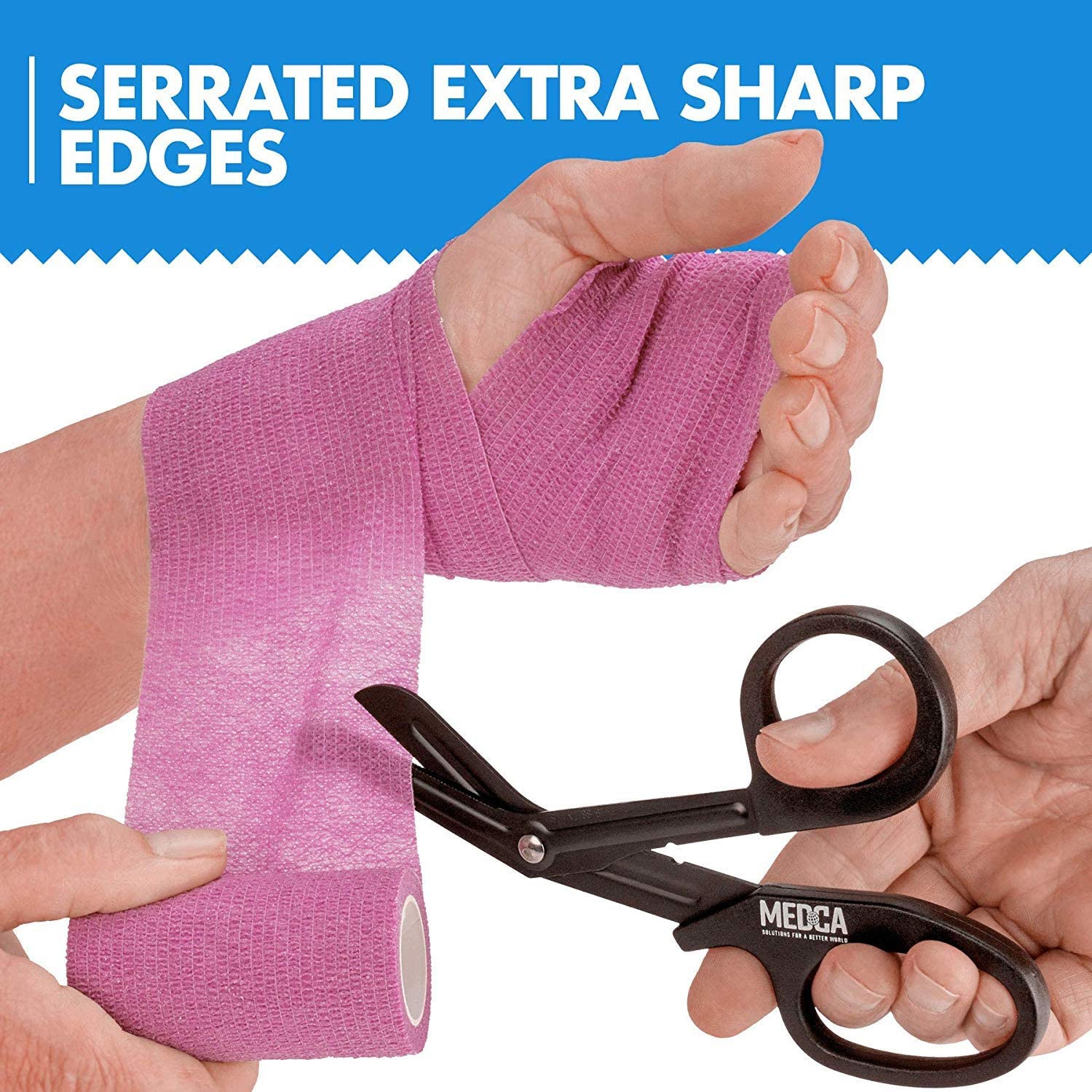 Medical Bandage Scissors - Trauma Scissors and EMT First Responder Shears - Made with Premium Quality Stainless Steel for Nurse, Doctors, First Aid