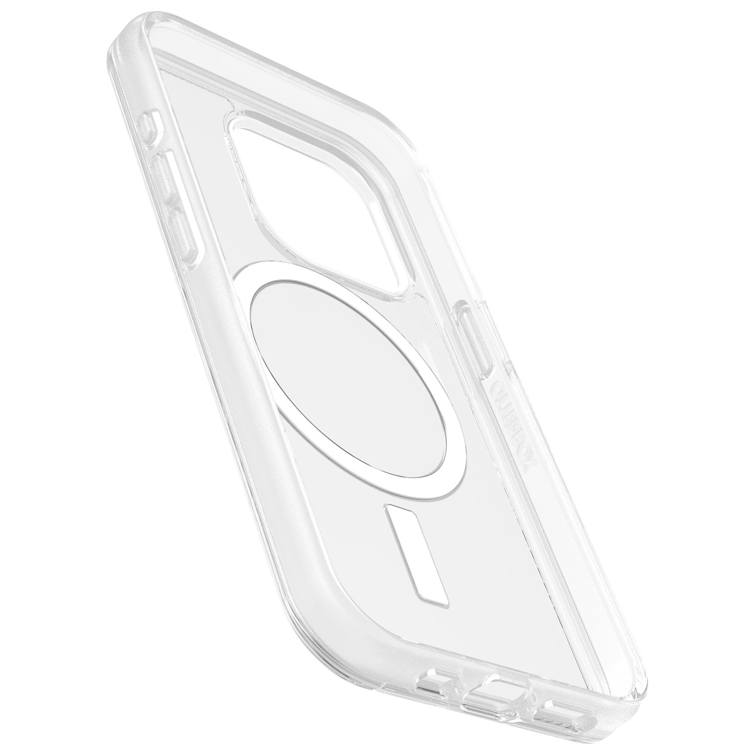 Étui rigide ajusté Symmetry d'OtterBox pour iPhone 15 Pro - Transparent