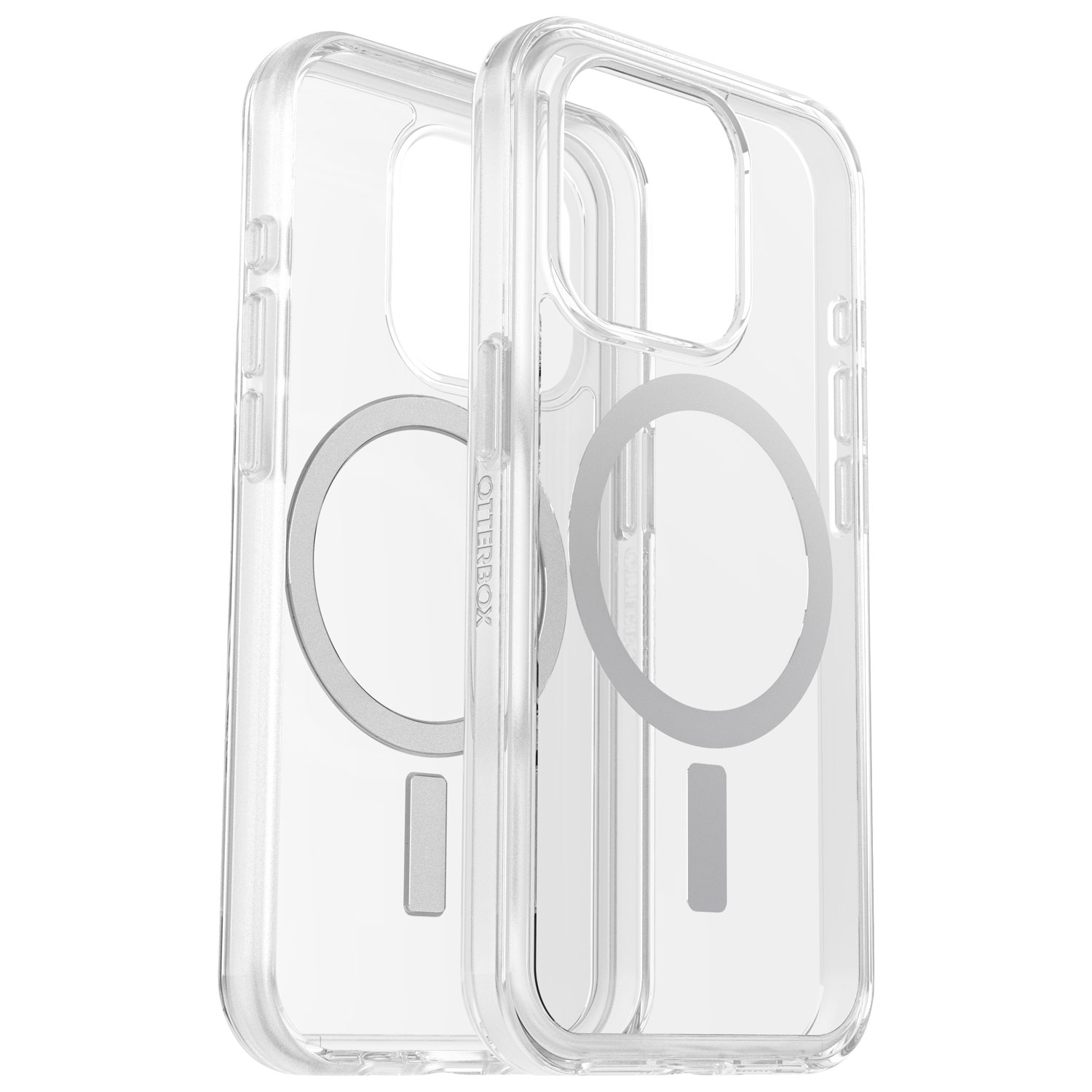 OtterBox Symmetry Fitted Hard Shell Case for iPhone 15 Pro - Clear
