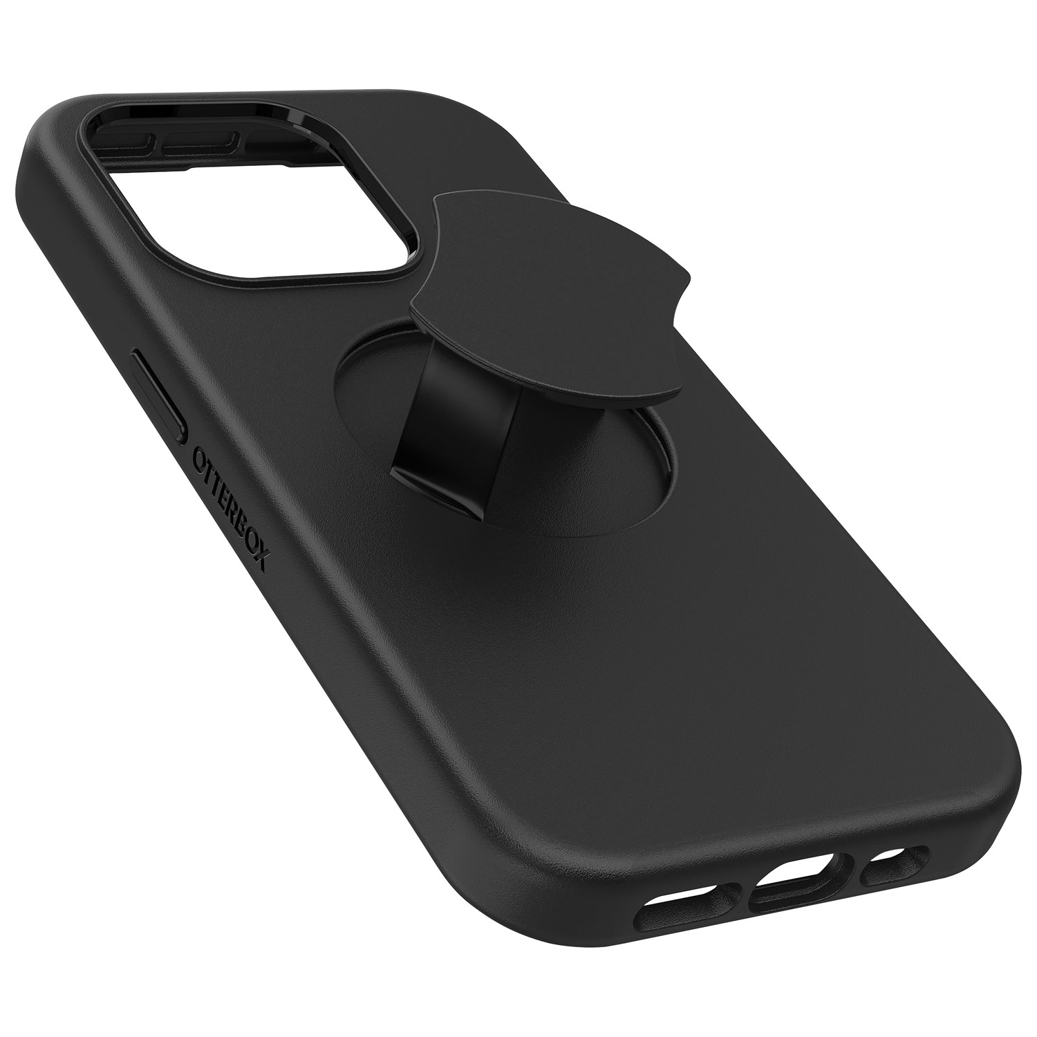 OtterBox OtterGrip Symmetry Fitted Hard Shell Case for iPhone 15 Pro - Black