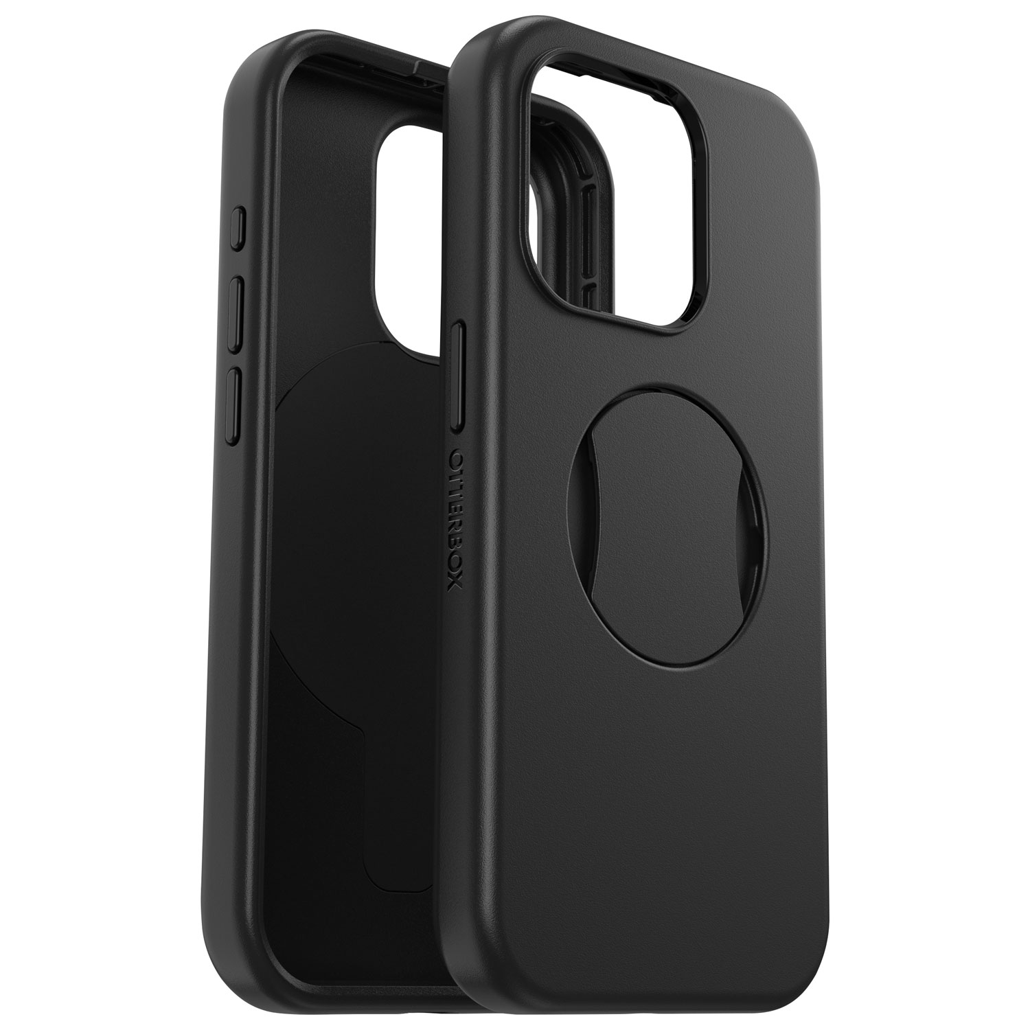 OtterBox OtterGrip Symmetry Fitted Hard Shell Case for iPhone 15 Pro - Black