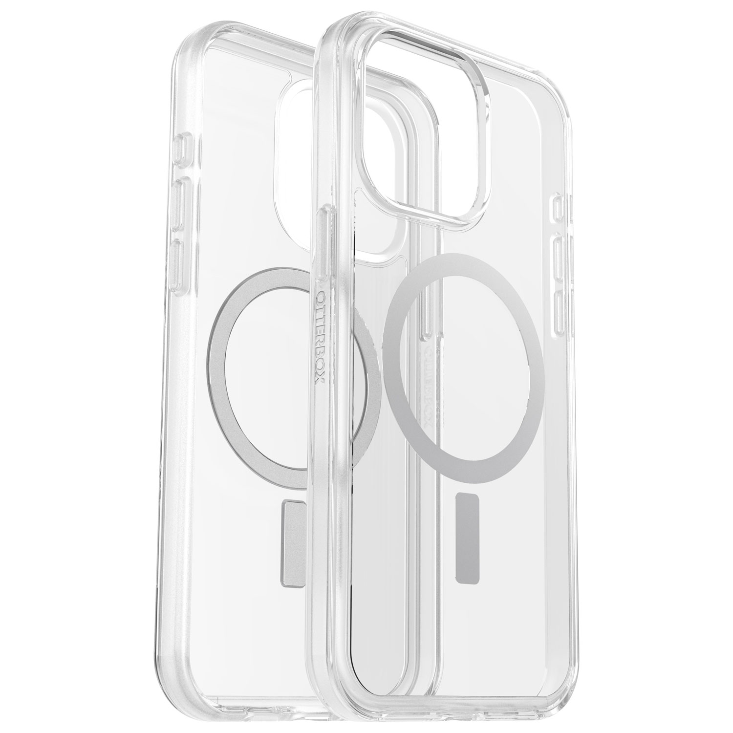 OtterBox Symmetry Fitted Hard Shell Case with MagSafe for iPhone 15 Pro Max - Clear