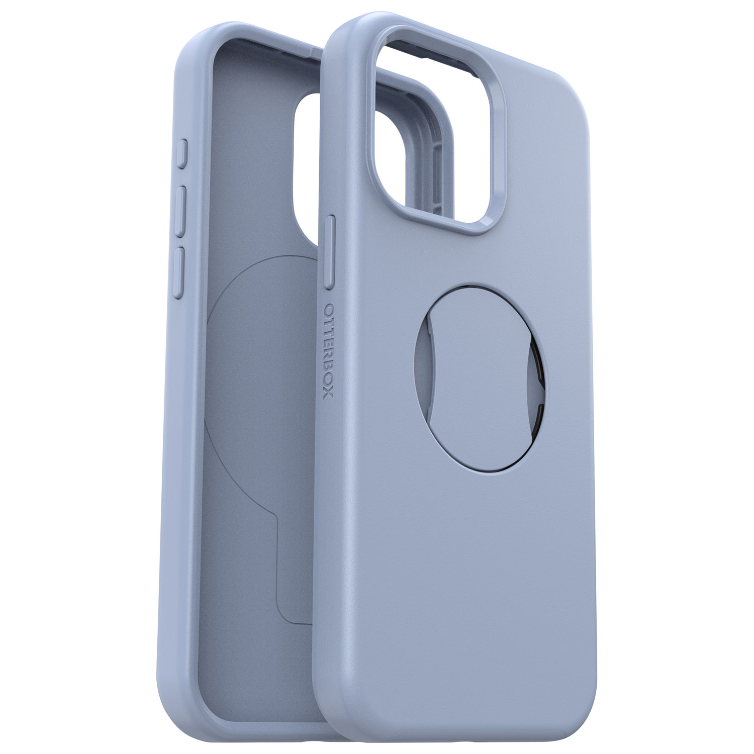Étui rigide ajusté OtterGrip Symmetry d'OtterBox avec MagSafe pour iPhone 15 Pro Max - Bleu