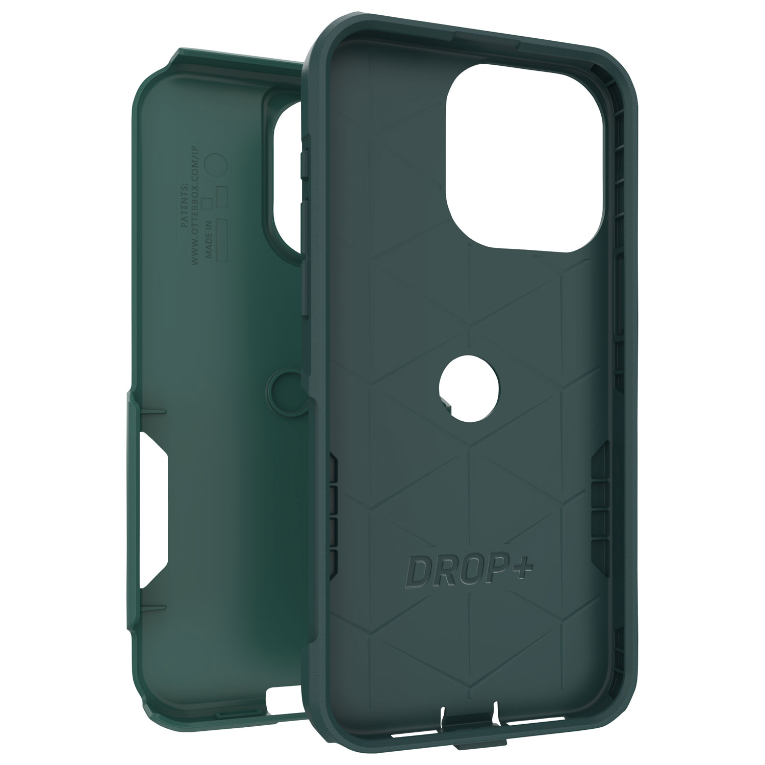 Étui rigide ajusté Commuter d'OtterBox pour iPhone 15 Pro Max - Vert