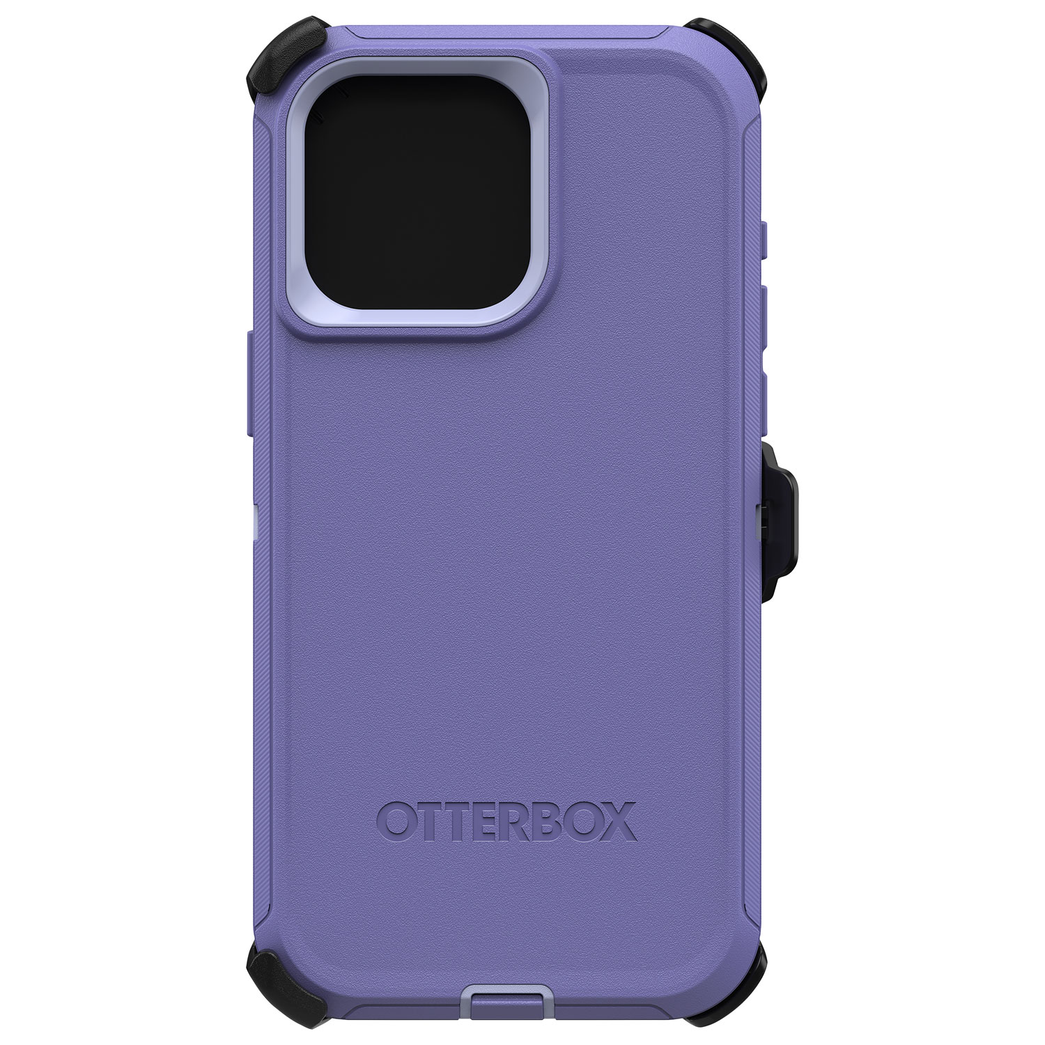 Étui rigide ajusté Defender d'OtterBox pour iPhone 15 Pro Max - Violet