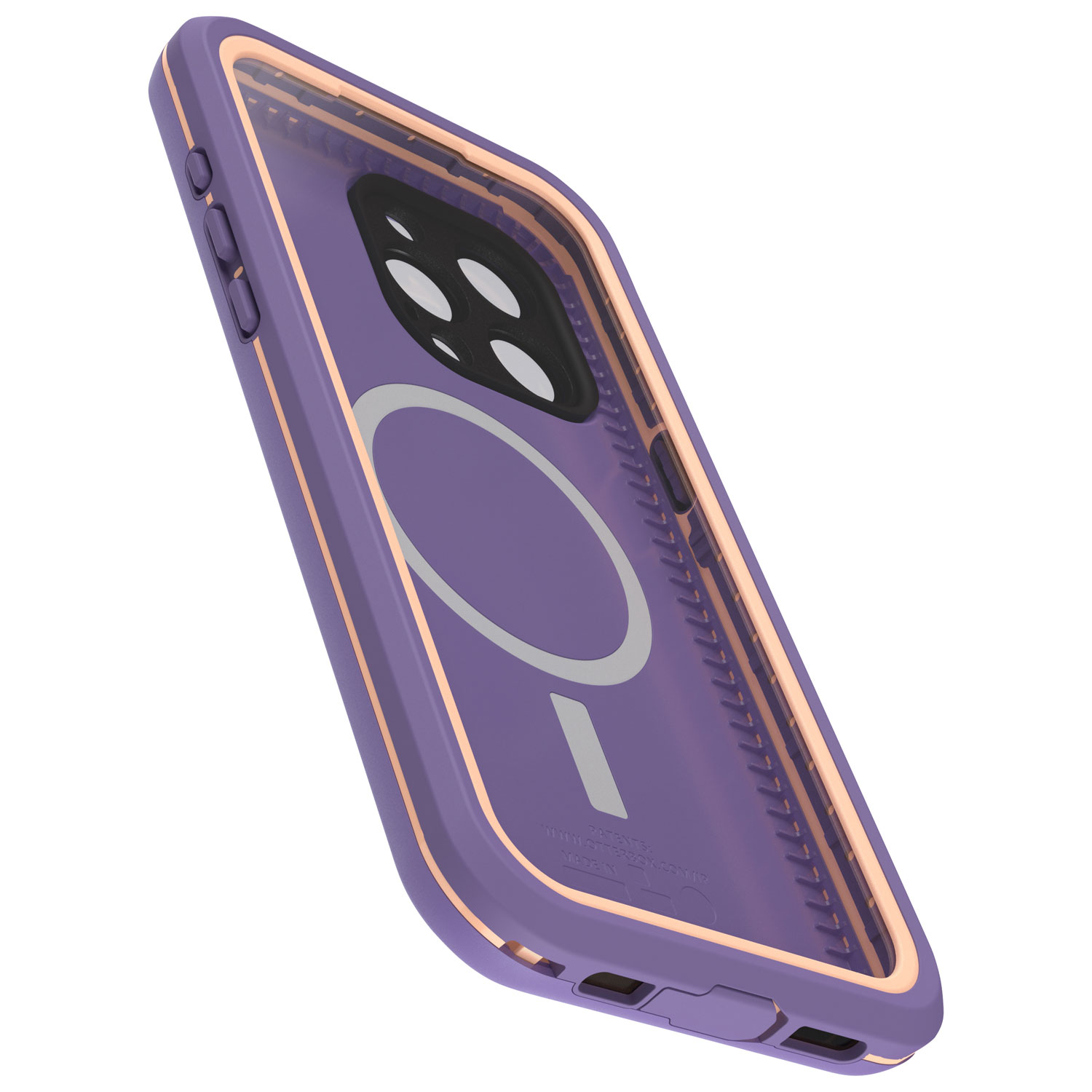 Étui rigide ajusté FRE d'OtterBox avec MagSafe pour iPhone 15 Pro Max - Violet