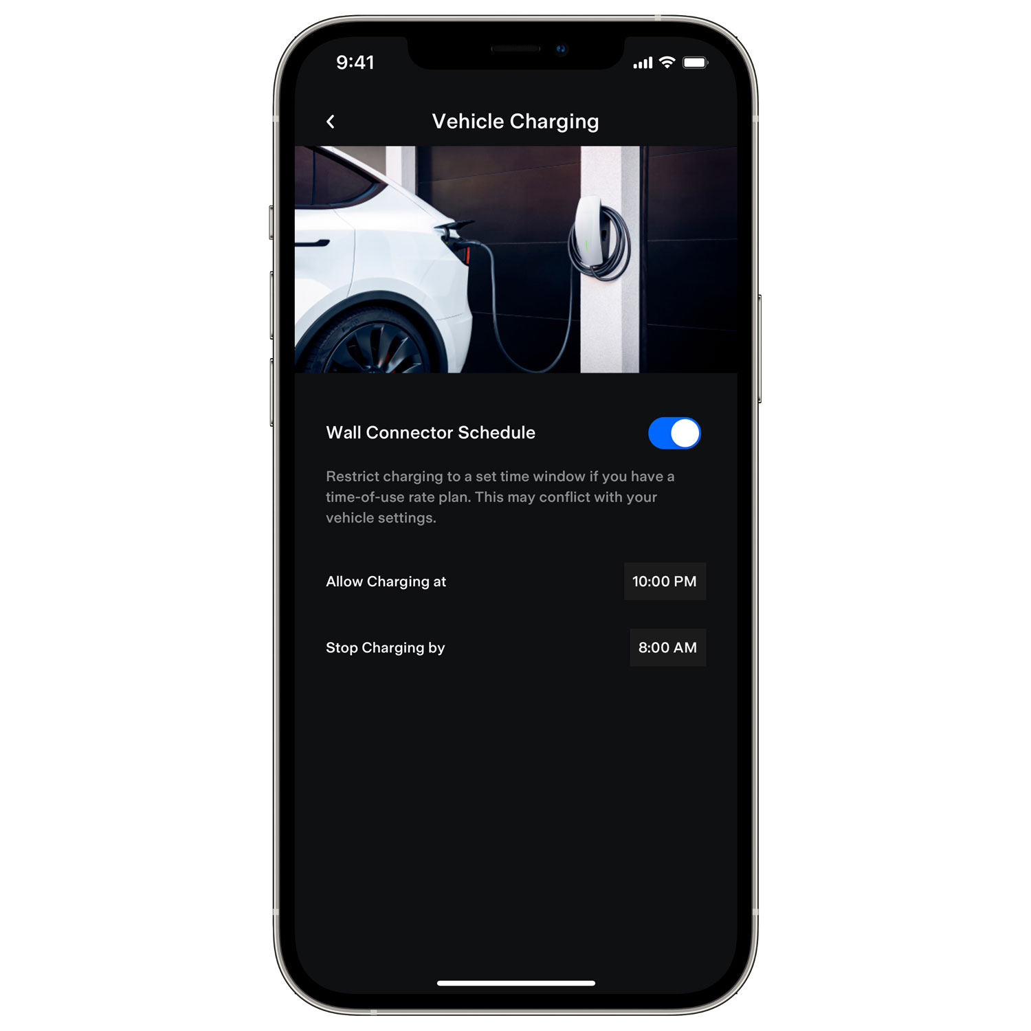 Tesla - Wall Connector Hardwired Electric Vehicle Charger - up to 48A - 24' – White