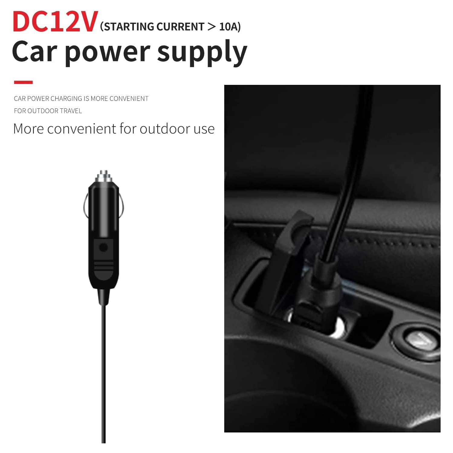 Electric Paddle Board Pump UP TO 20PSI Electric Air Pump for Inflation and Deflation W/ Auto-Off Feature, 12V DC Car W/ 5 Nozzles for Paddle Board,