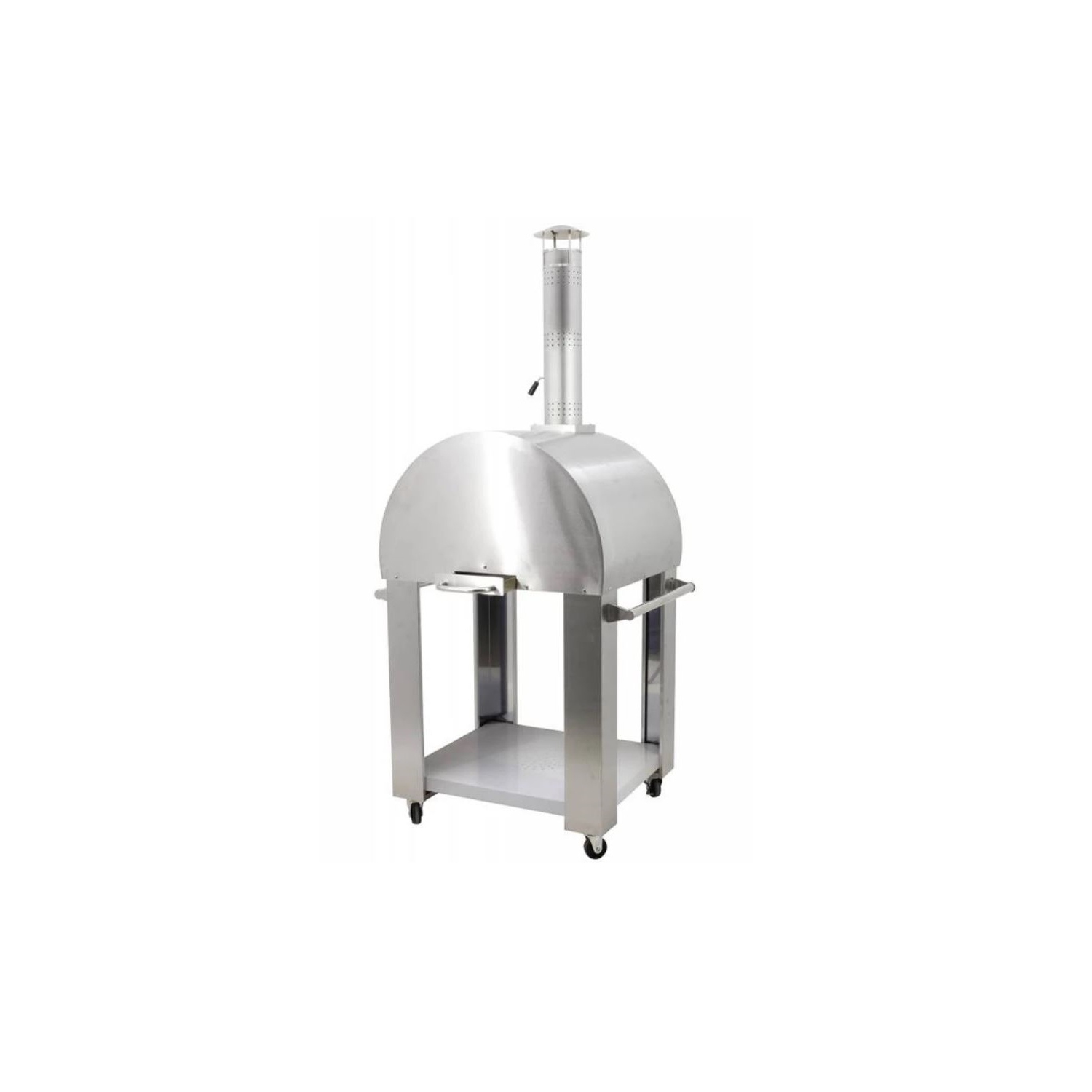 Crown Wood Fired Stainless Steel Outdoor Pizza Oven with Accessories - Perfect for Outdoor Cooking & Parties | HPO01RS