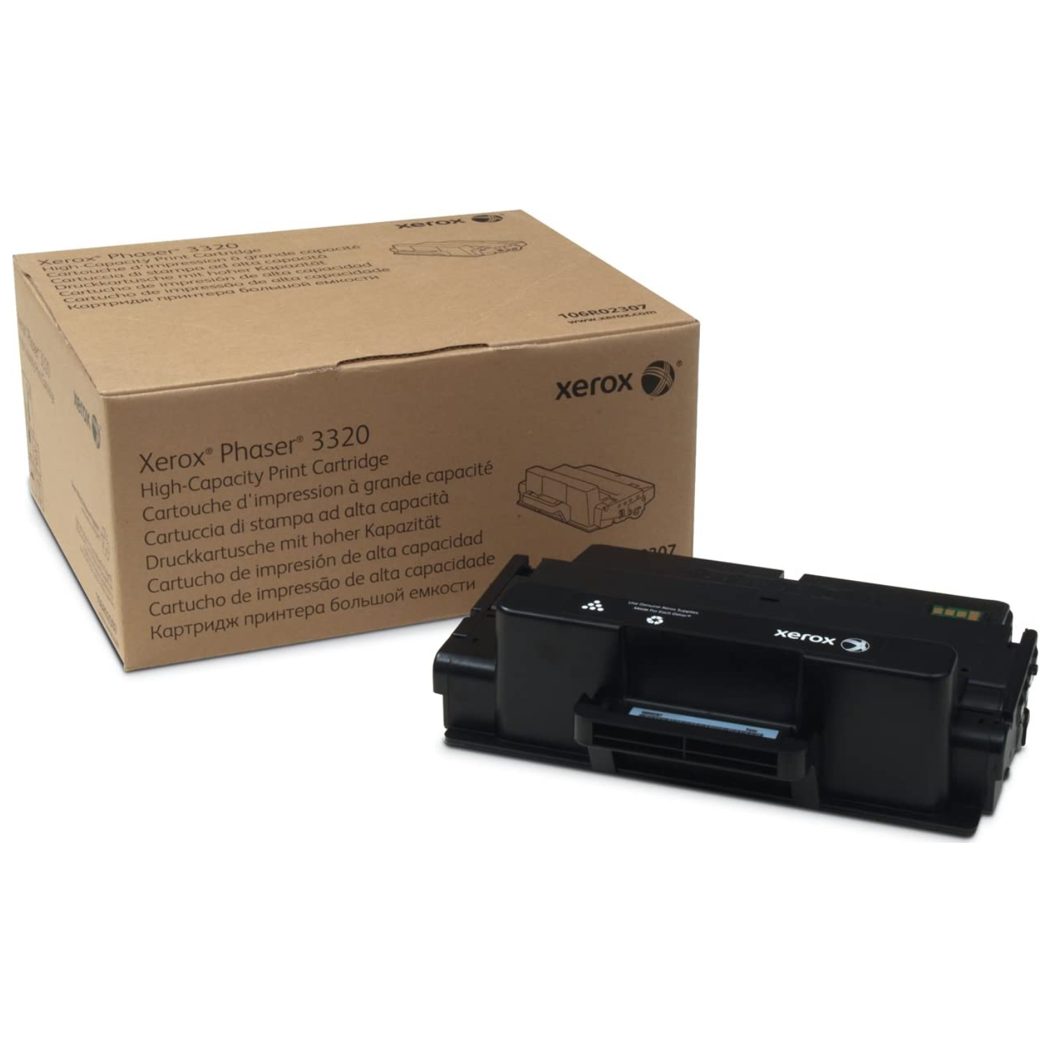 ** 365 DAYS WARRANTY ** / Xerox 1106R02307, Black High Yield Original Toner Cartridge, For: Phaser 3320. By AZX.-DEALS CA.