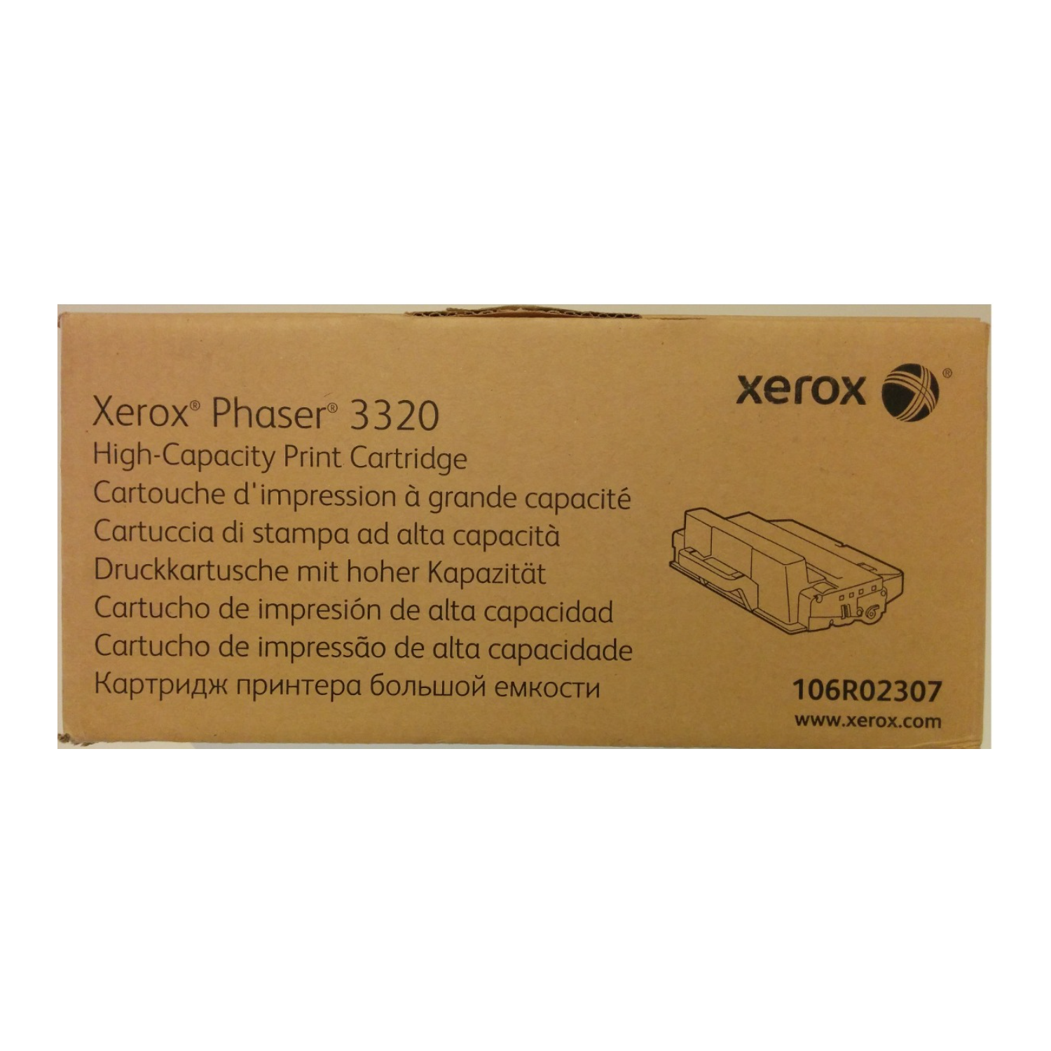 ** 365 DAYS WARRANTY ** / Xerox 1106R02307, Black High Yield Original Toner Cartridge, For: Phaser 3320. By AZX.-DEALS CA.