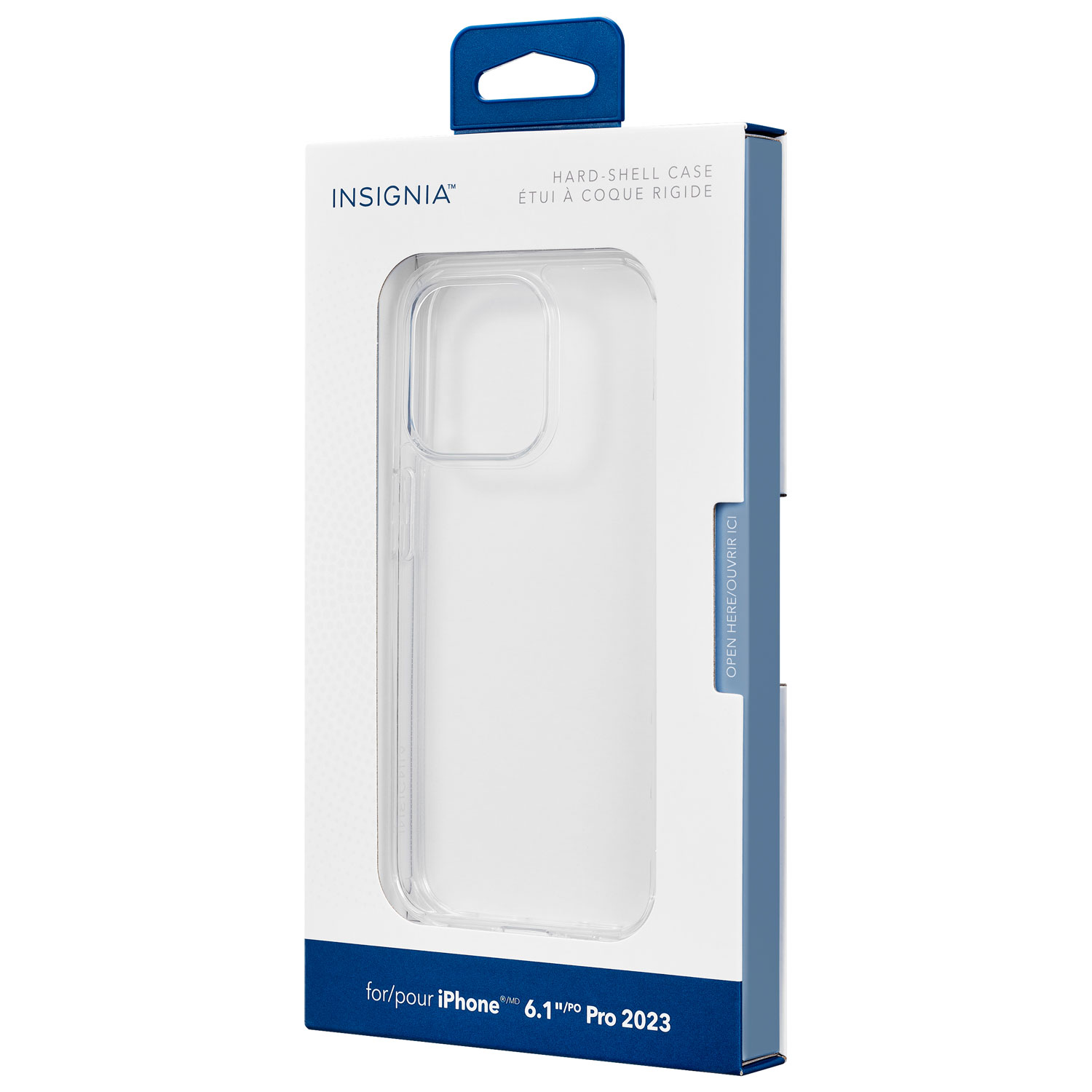 Étui rigide ajusté d'Insignia pour iPhone 15 Pro - Transparent