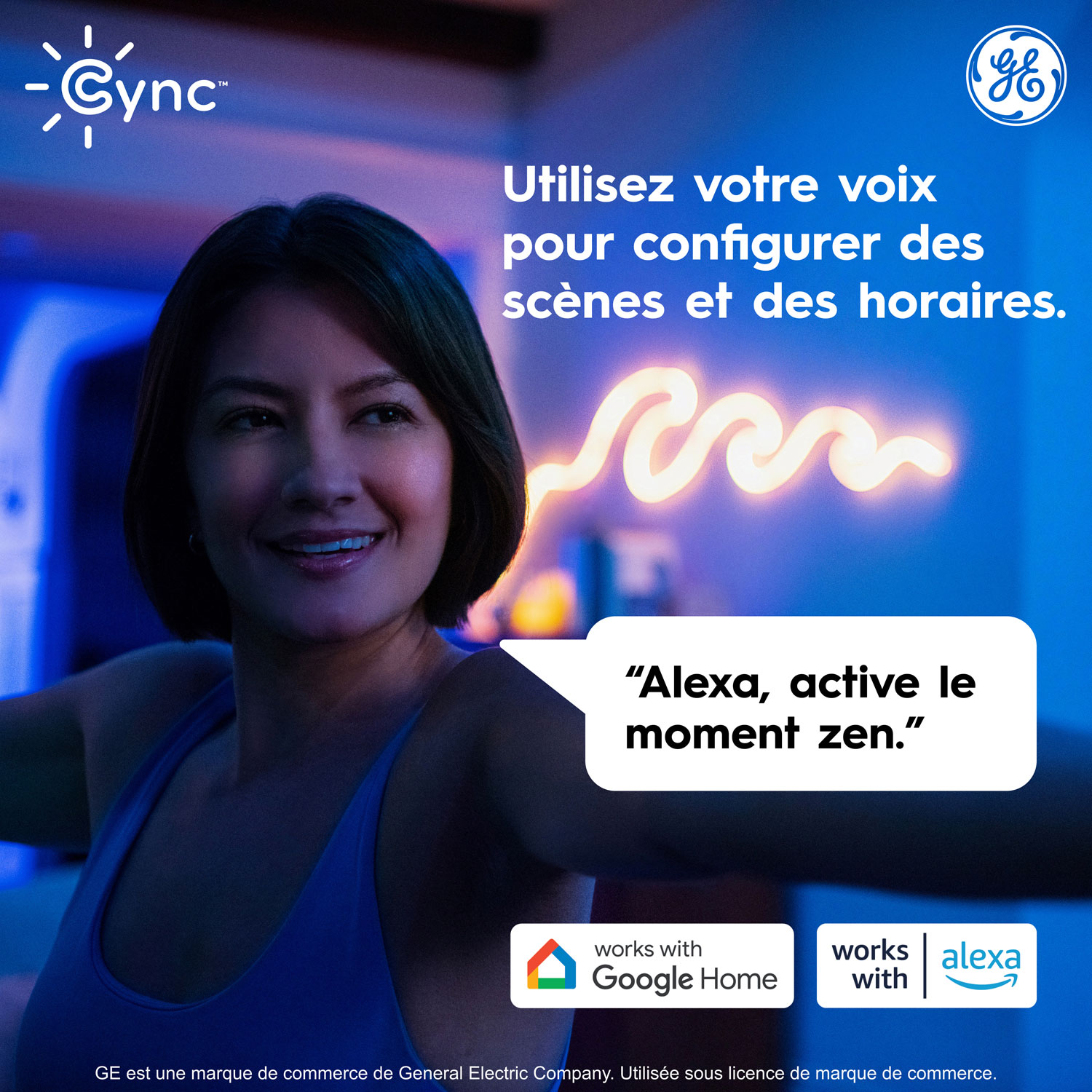 GE Cync 3m Dynamic Effects Neon Shape Smart Light Strip