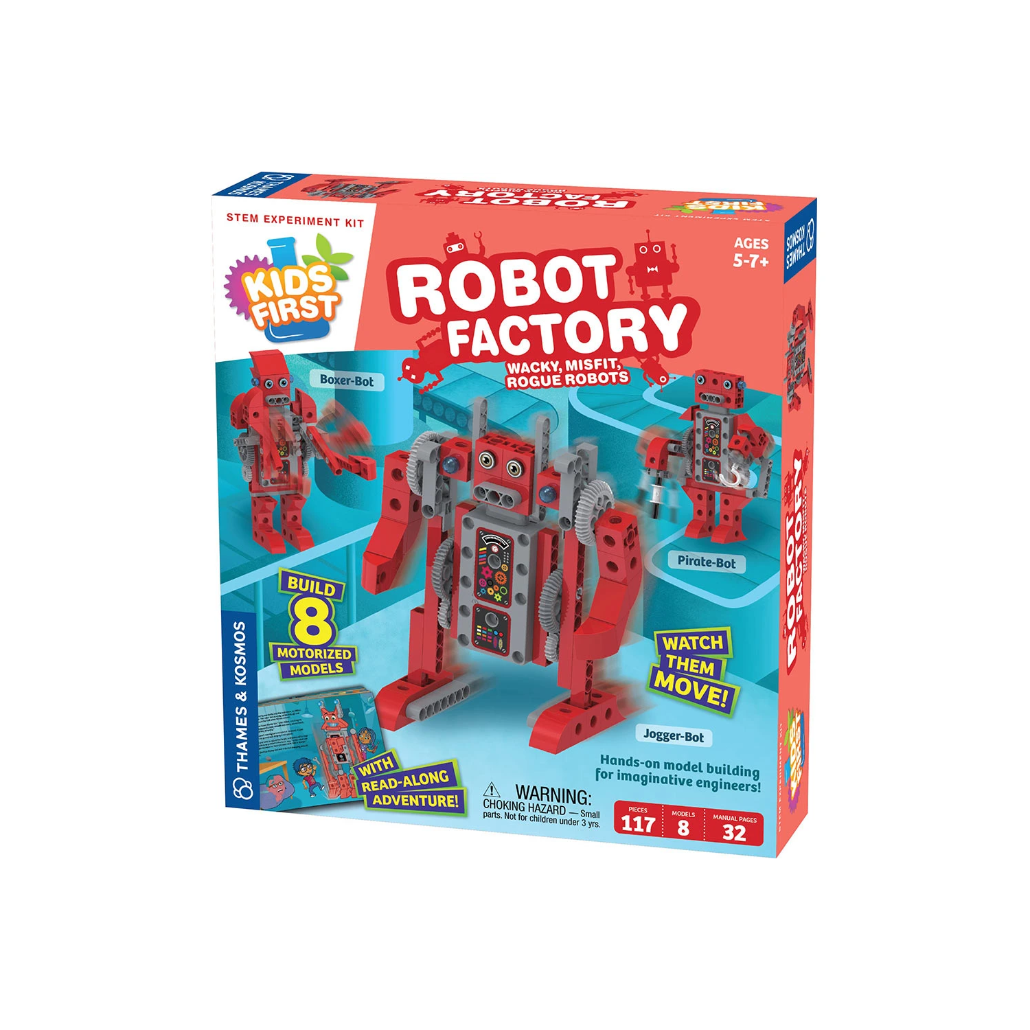 Kids First: Robot Factory- Wacky, Misfit, Rogue Robots