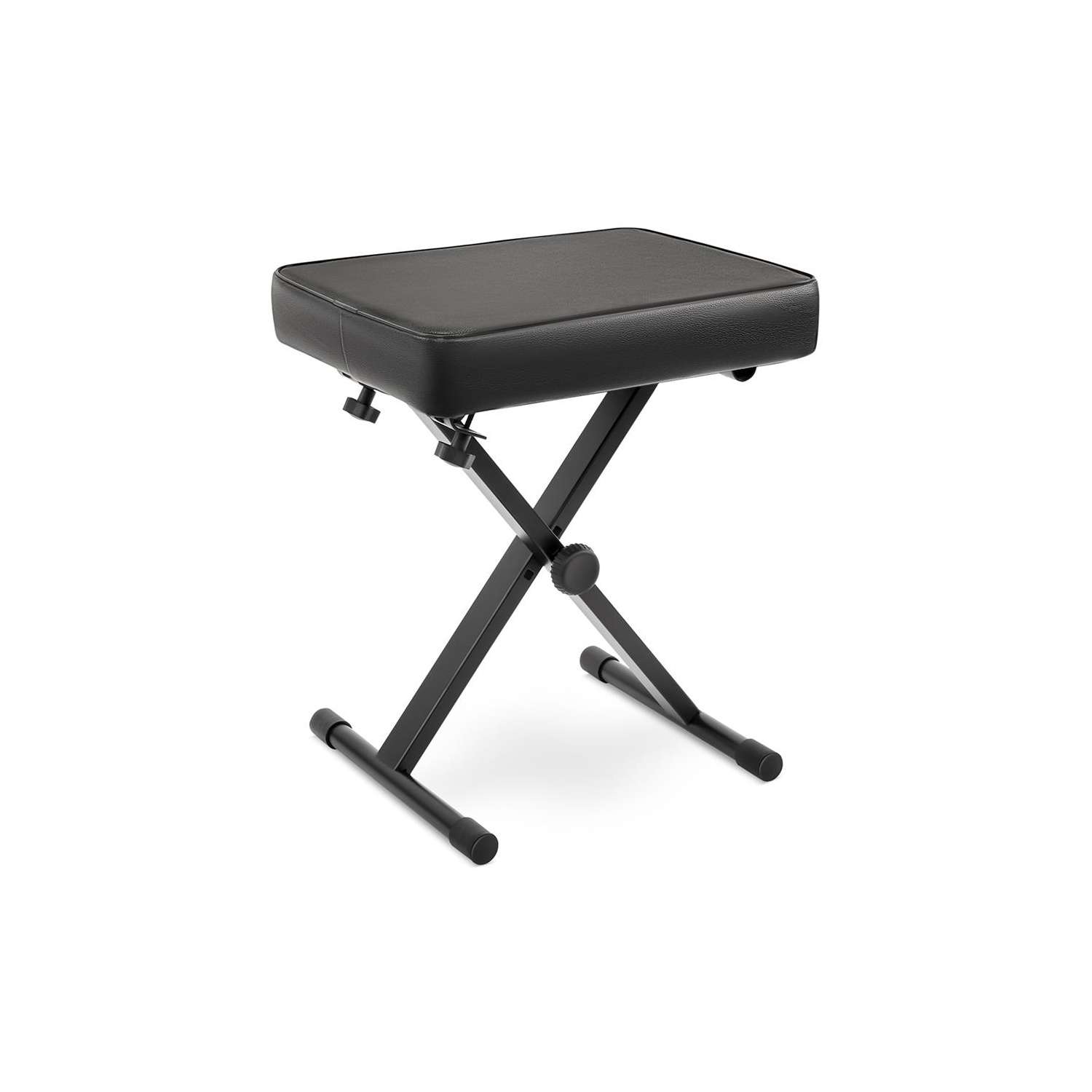 Pyle – Banc rembourré réglable en X avec trois trous sur chaque jambe, 4 pieds en caoutchouc antidérapants, conçus pour les utilisateurs et les