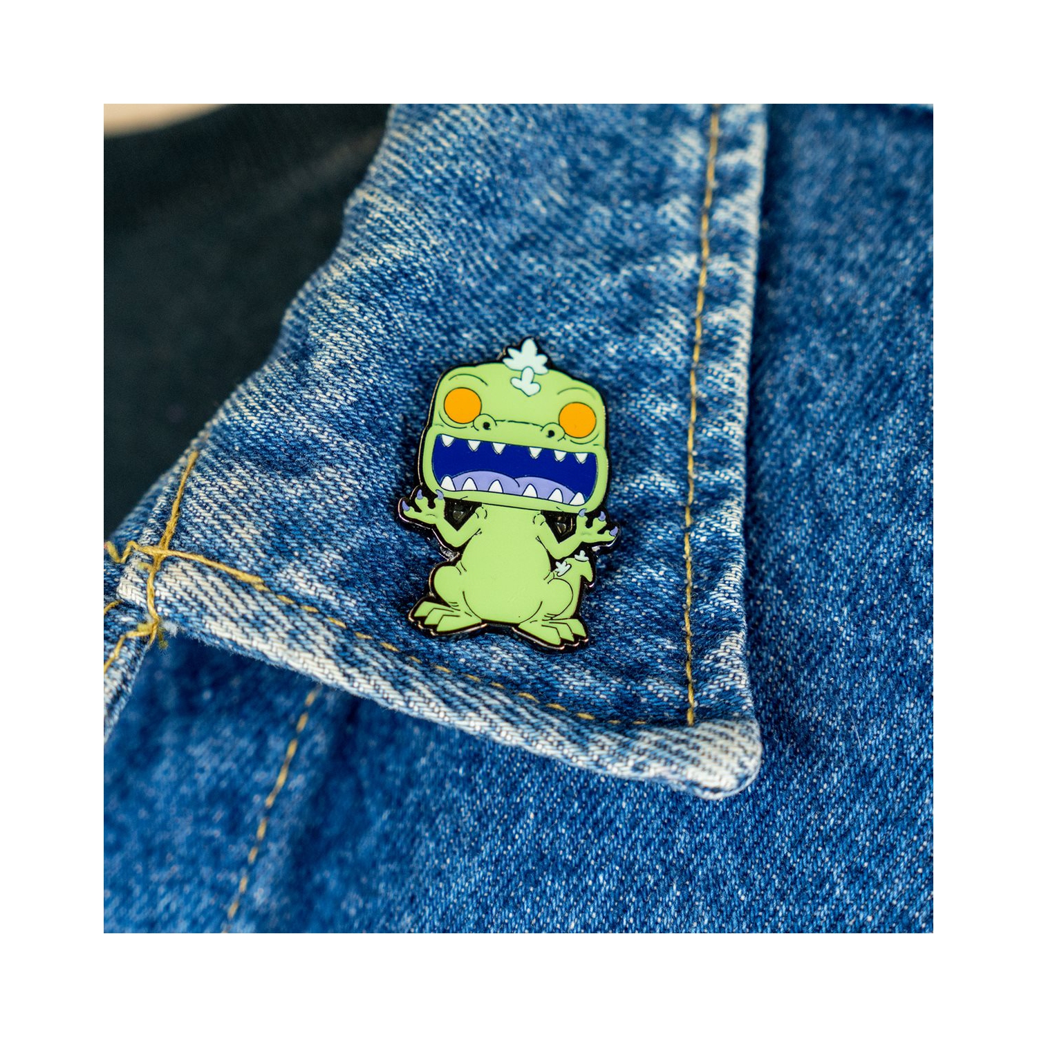 Rugrats Reptar phosphorescent Pop! Épinglette à dos - Entertainment Earth exclusive